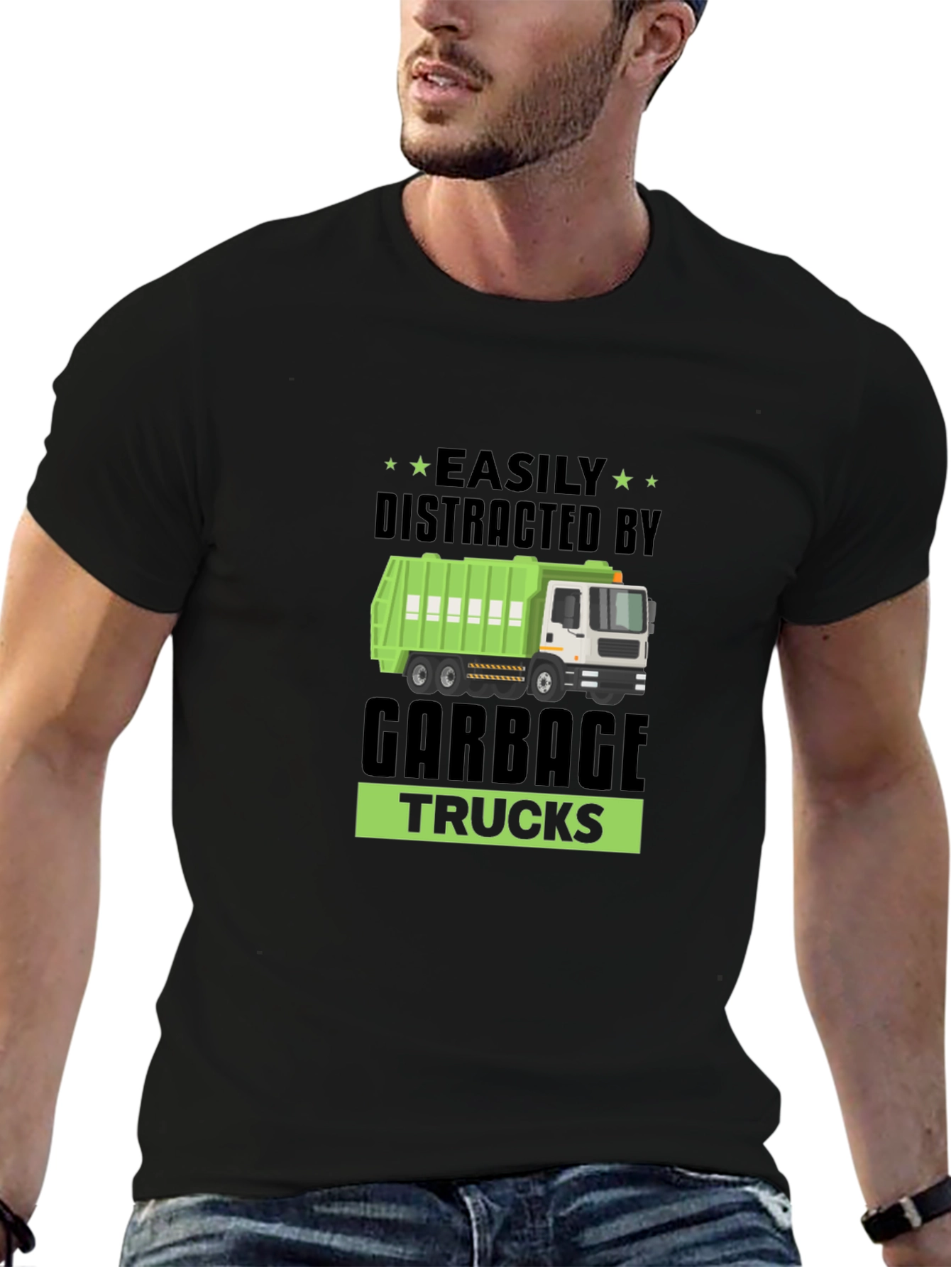 Easily Distracted By Garbage Trucks T-Shirt