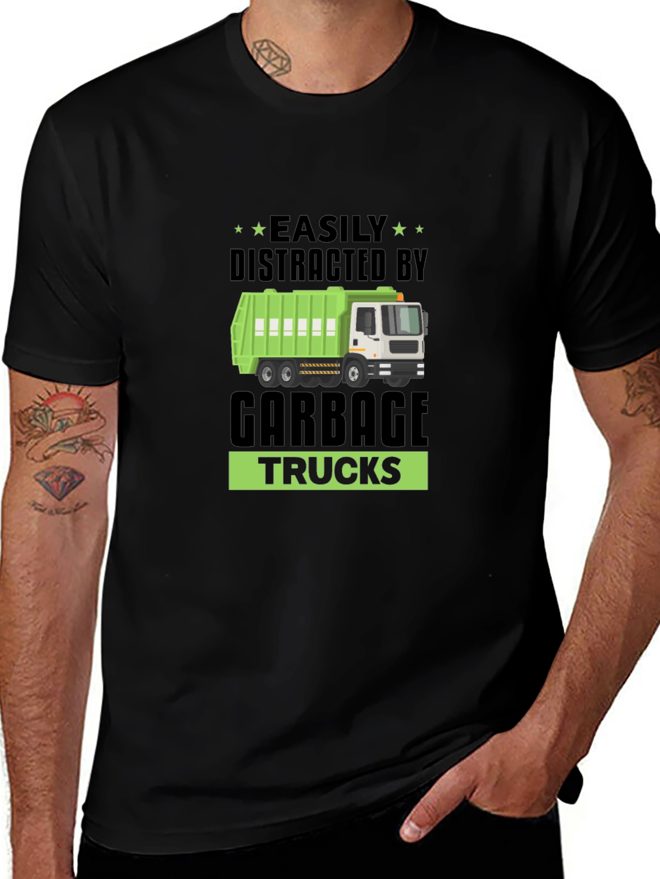 Easily Distracted By Garbage Trucks T-Shirt