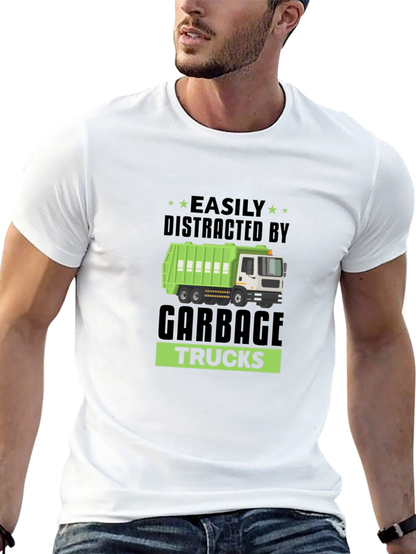 Easily Distracted By Garbage Trucks T-Shirt