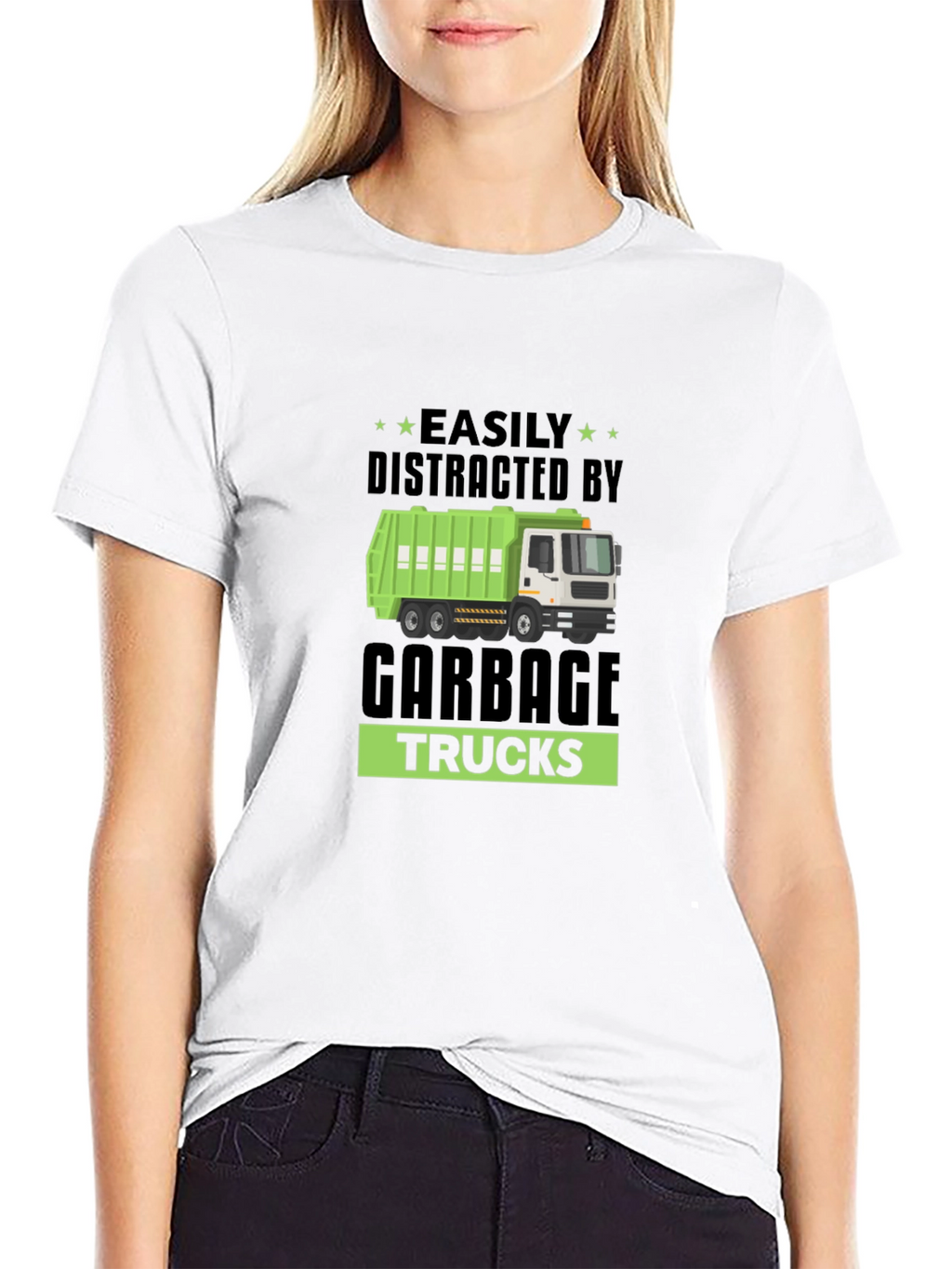 Easily Distracted By Garbage Trucks T-Shirt