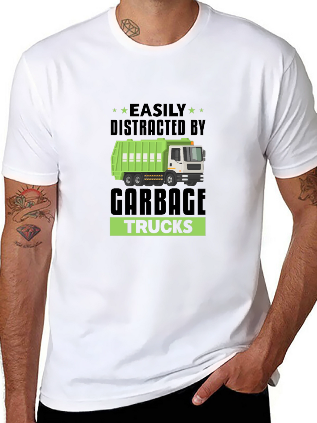 Easily Distracted By Garbage Trucks T-Shirt