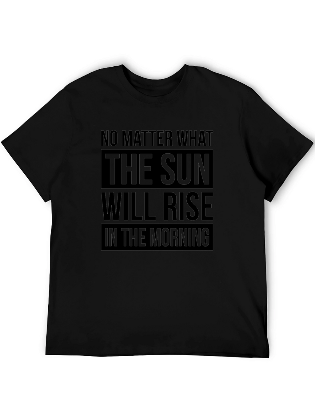 Inspirational Sun Will Rise Graphic T-Shirt