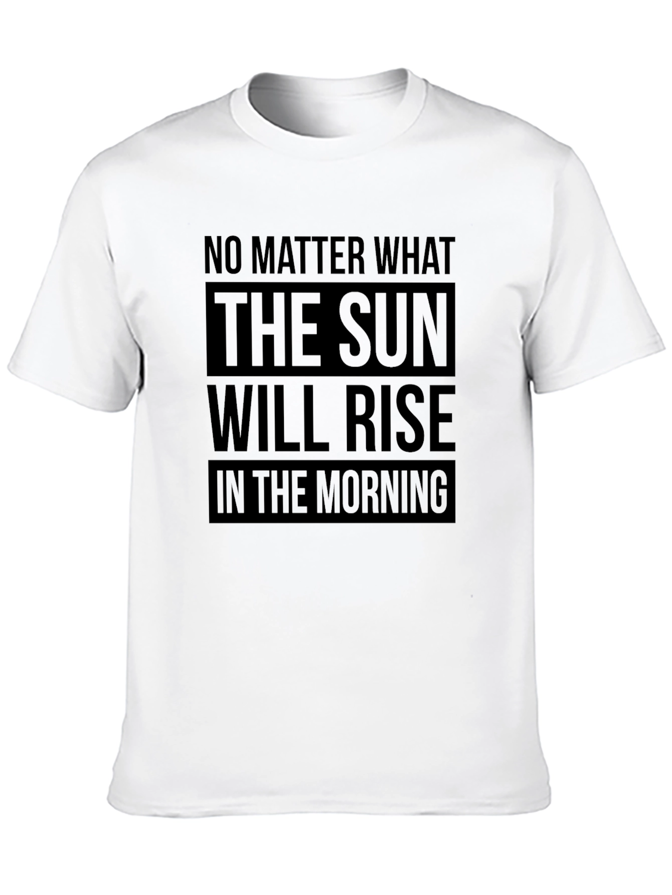 Inspirational Sun Will Rise Graphic T-Shirt