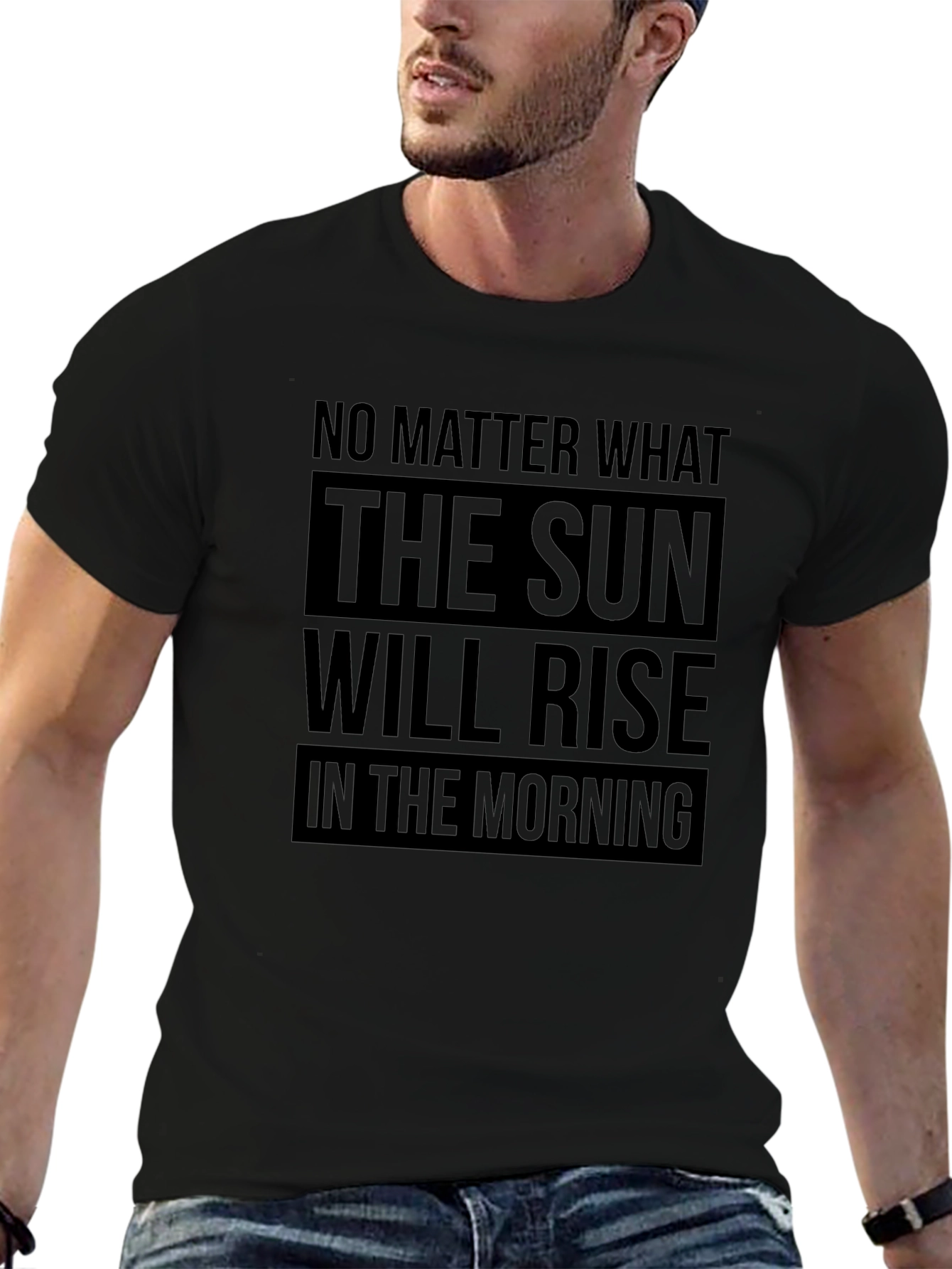 Inspirational Sun Will Rise Graphic T-Shirt