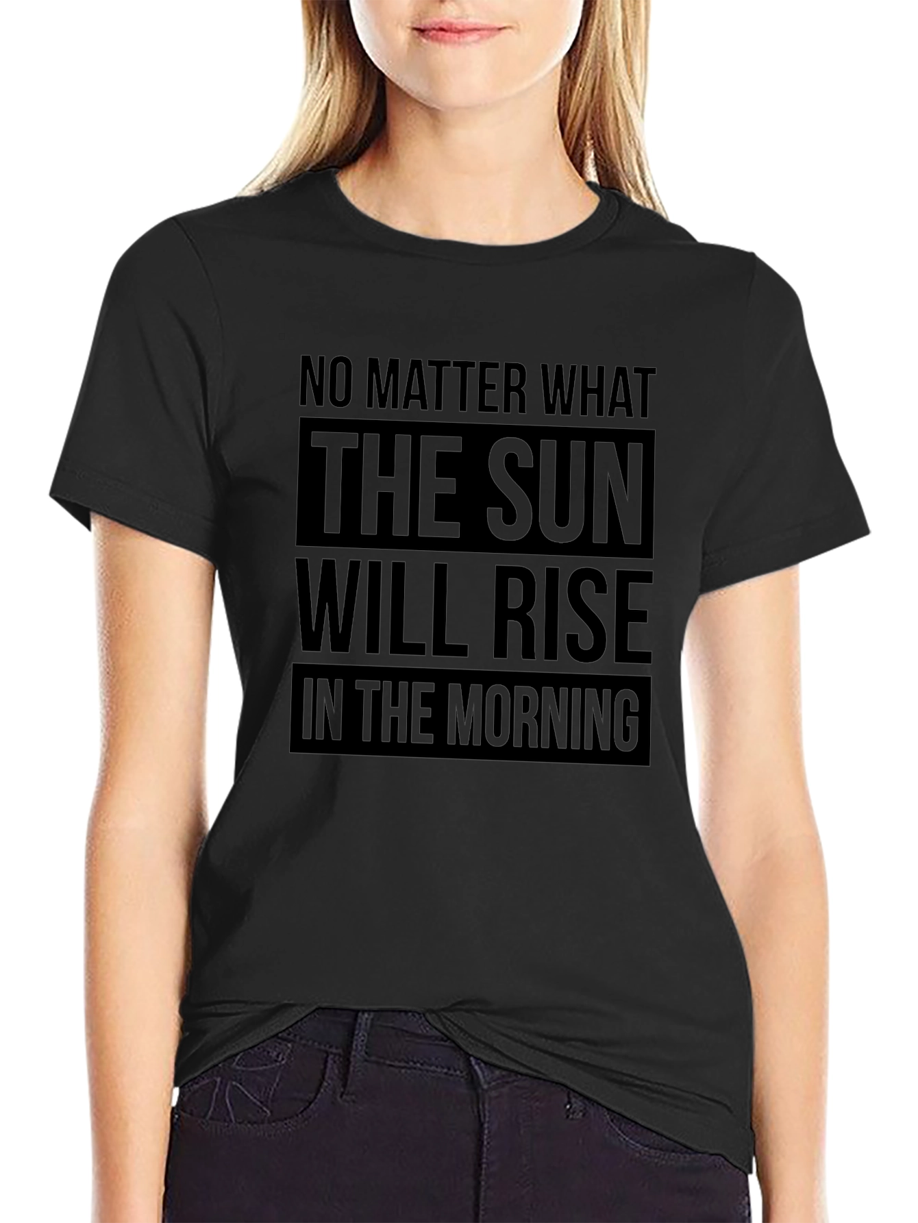 Inspirational Sun Will Rise Graphic T-Shirt