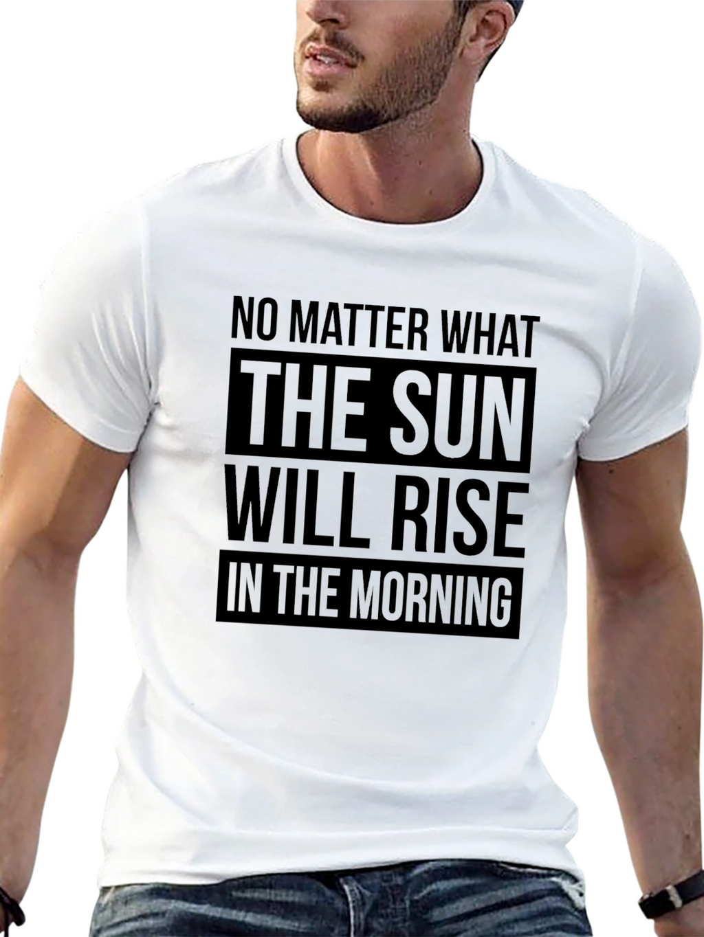 Inspirational Sun Will Rise Graphic T-Shirt