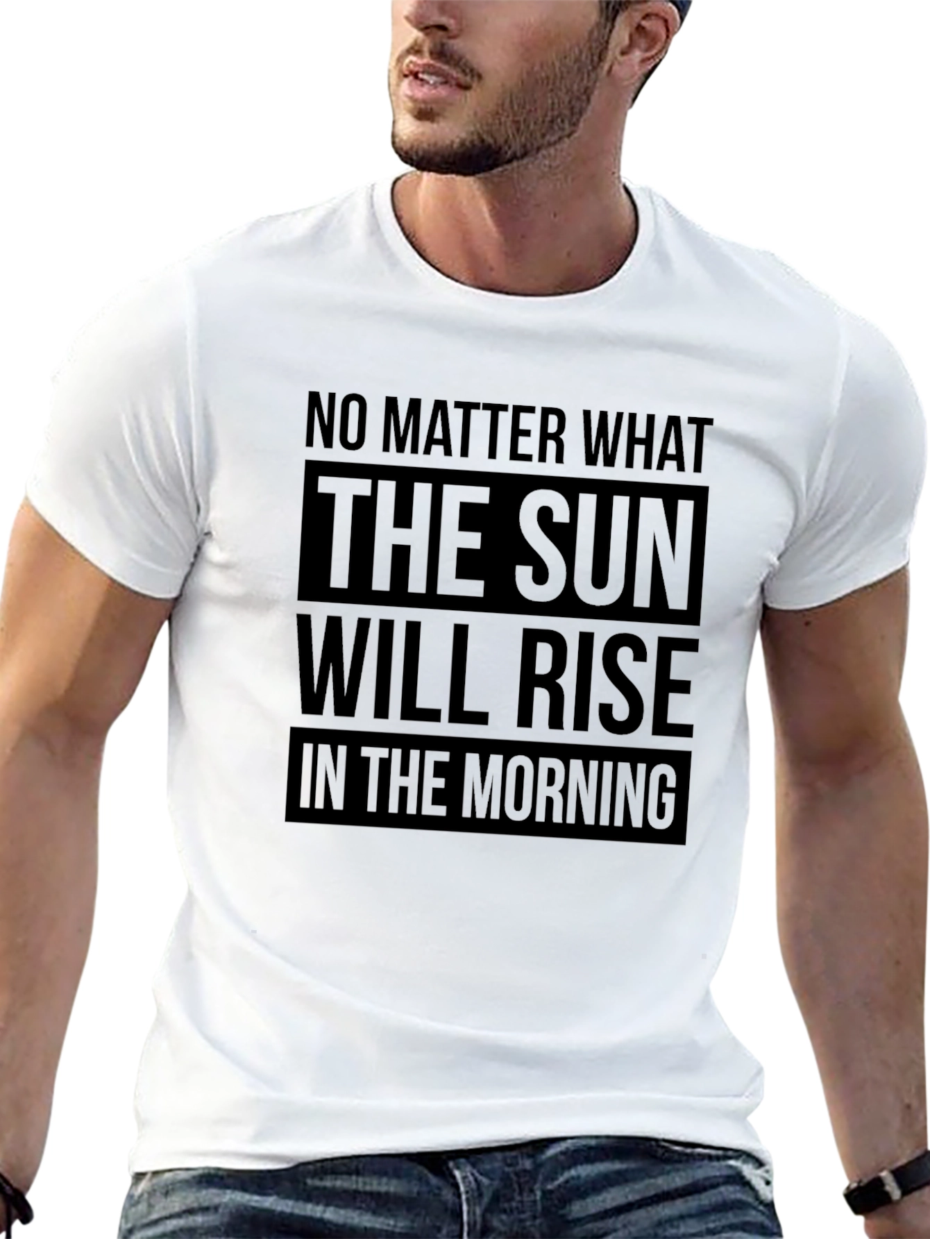 Inspirational Sun Will Rise Graphic T-Shirt