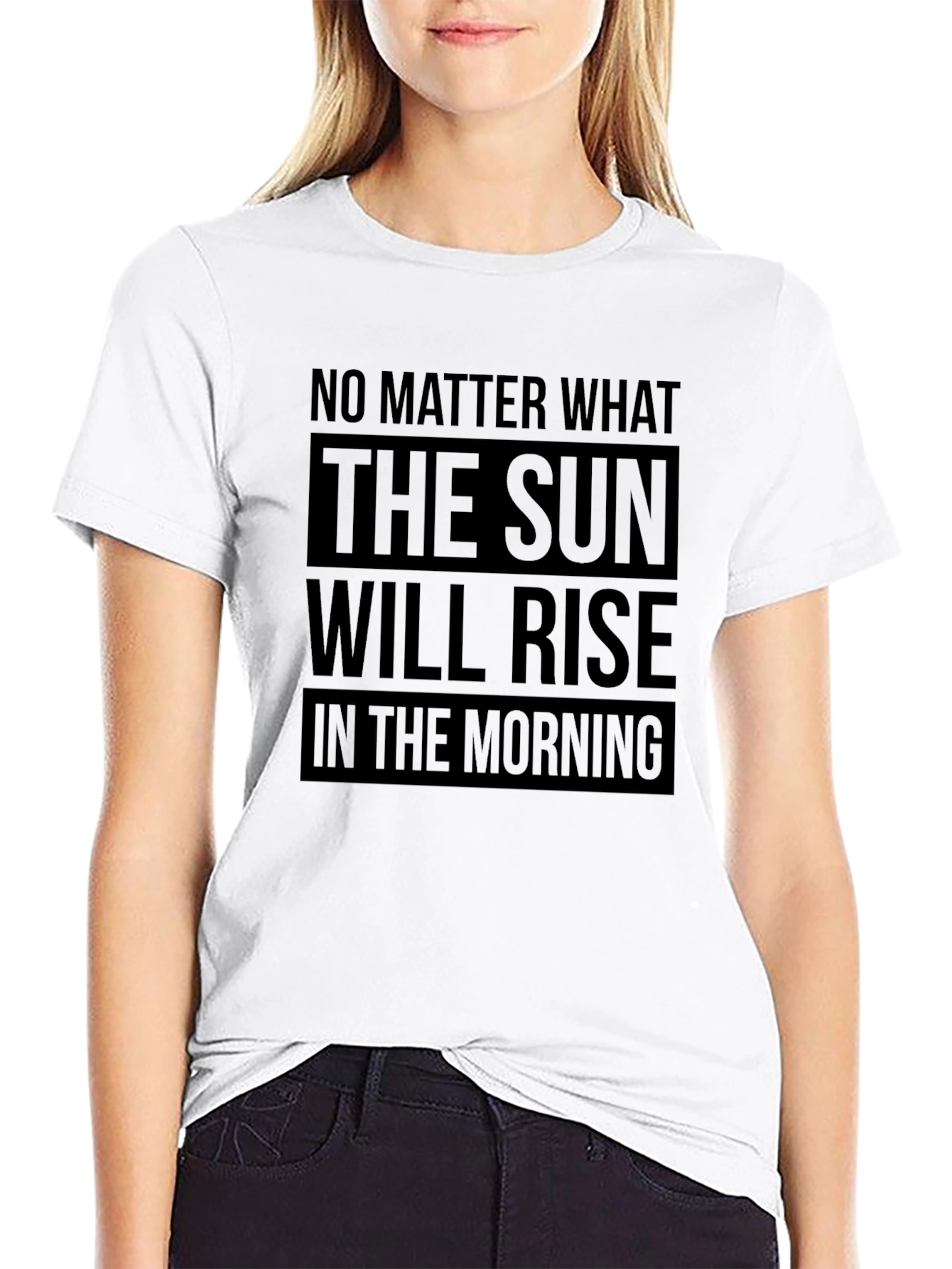 Inspirational Sun Will Rise Graphic T-Shirt