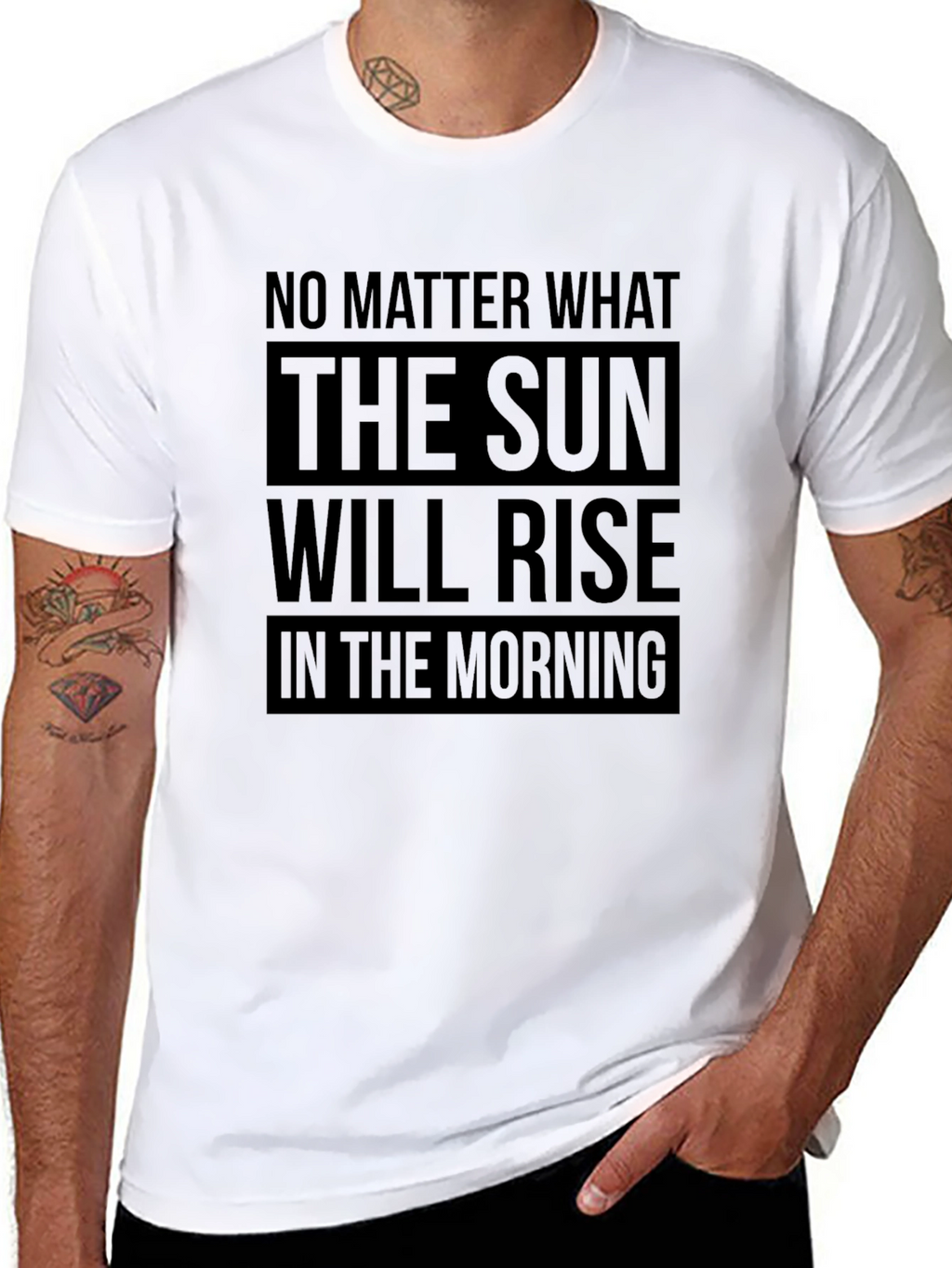 Inspirational Sun Will Rise Graphic T-Shirt