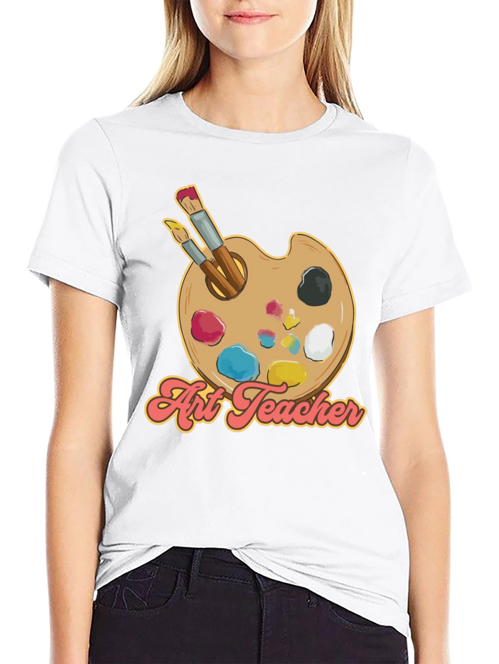 Art Teacher T-Shirt - Palette Design