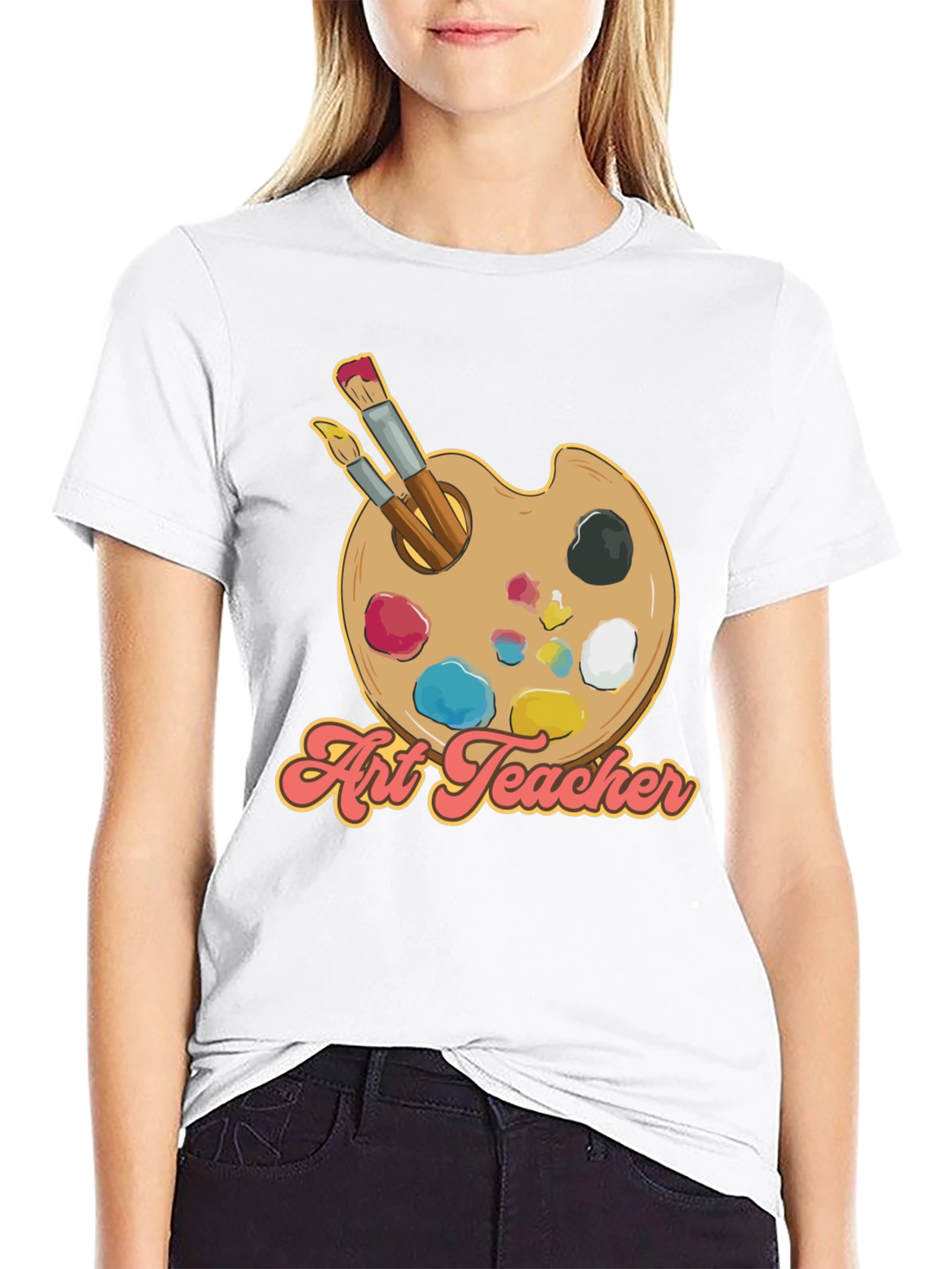 Art Teacher T-Shirt - Palette Design