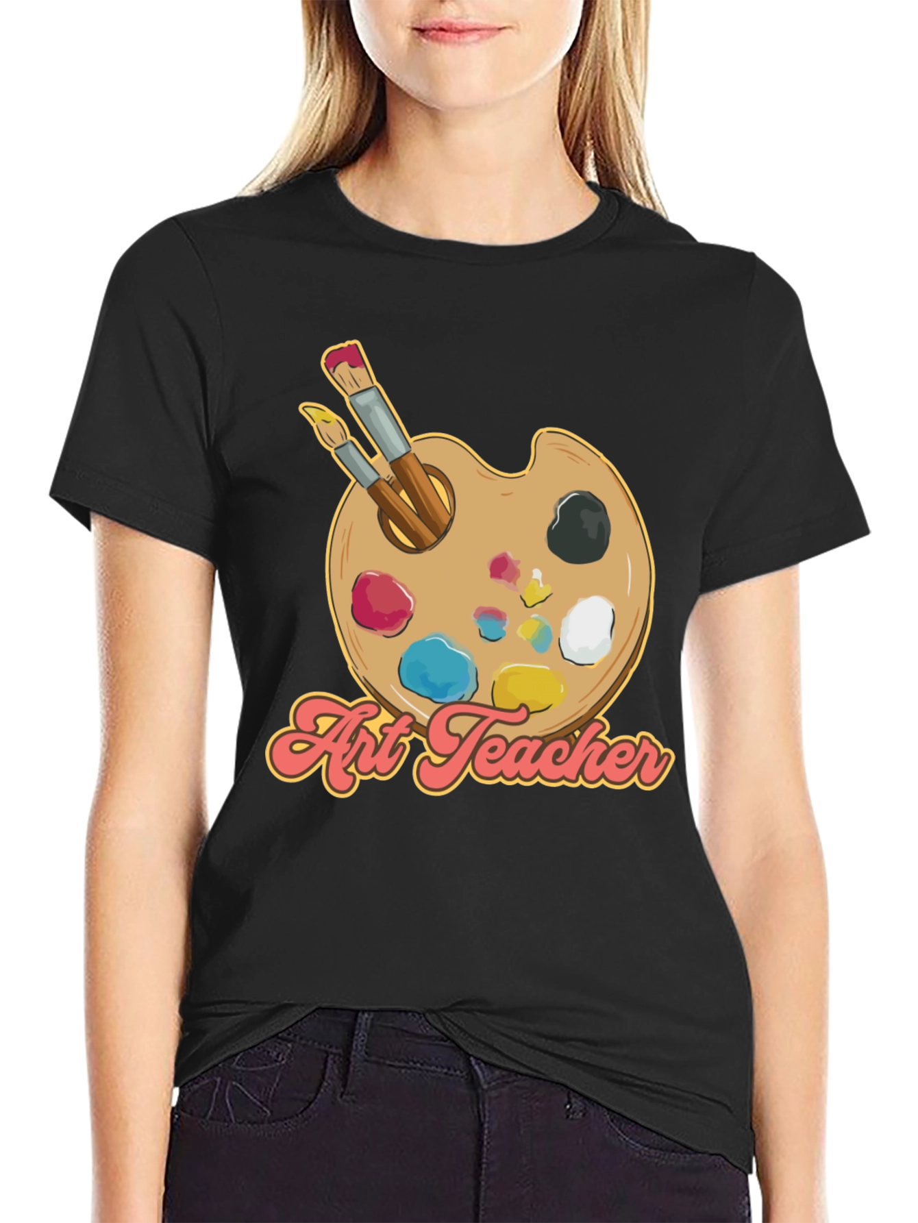 Art Teacher T-Shirt - Palette Design