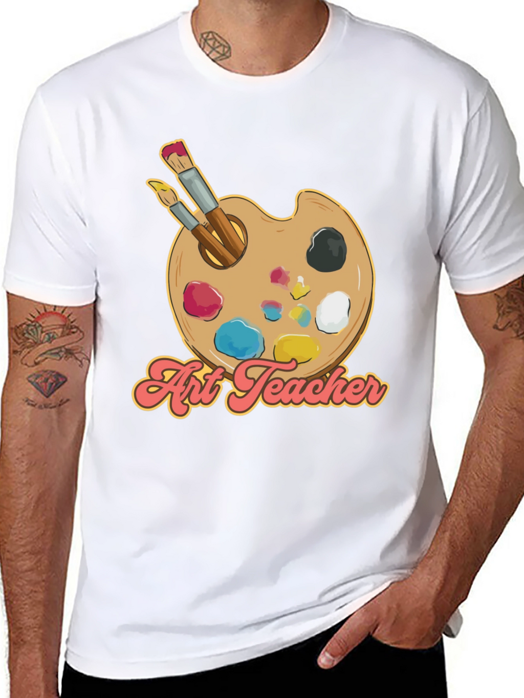 Art Teacher T-Shirt - Palette Design