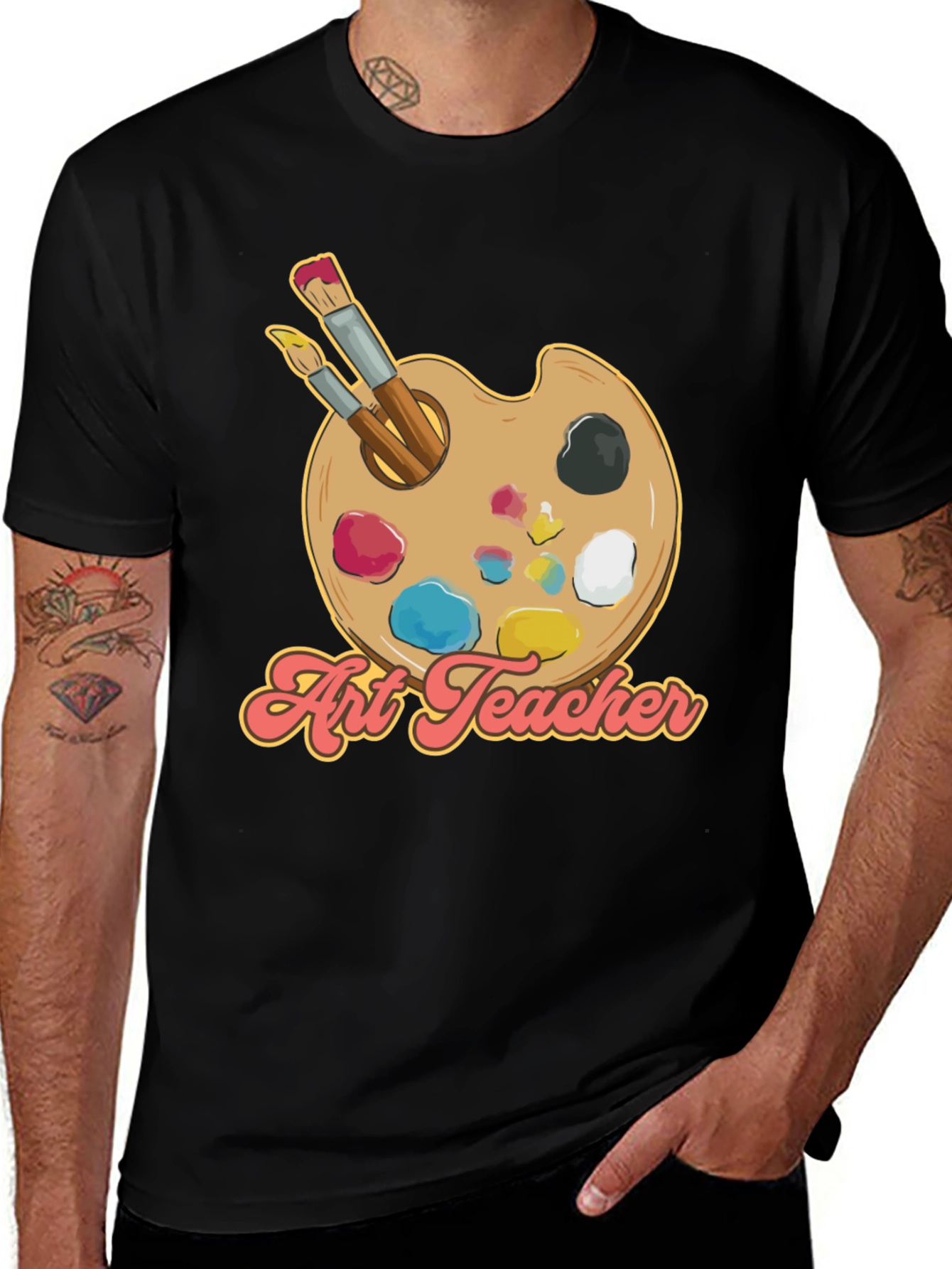 Art Teacher T-Shirt - Palette Design