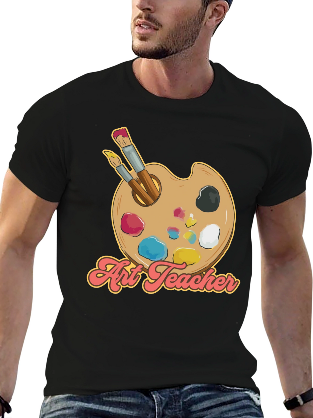 Art Teacher T-Shirt - Palette Design