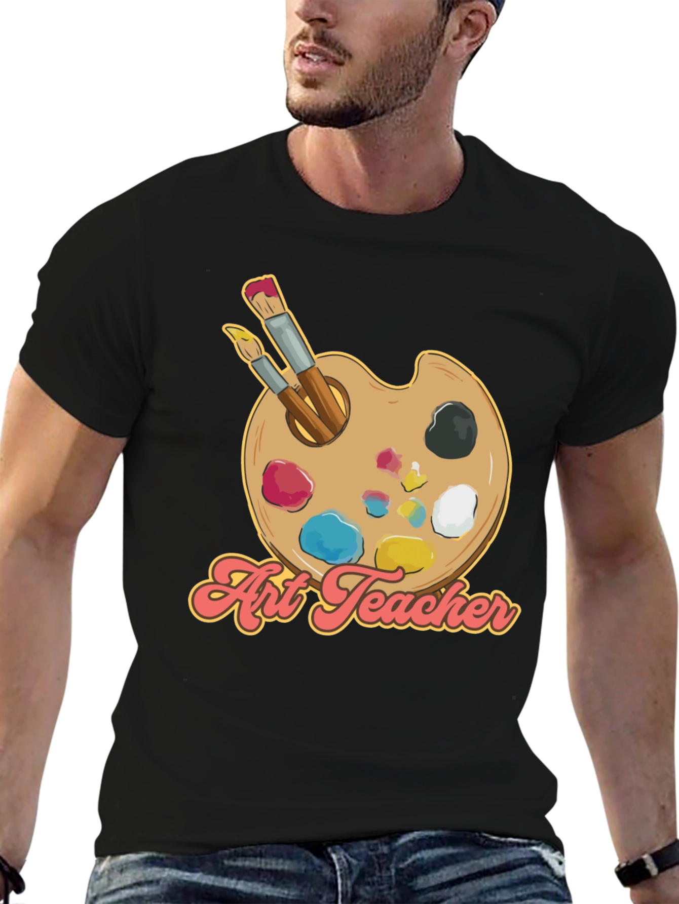 Art Teacher T-Shirt - Palette Design