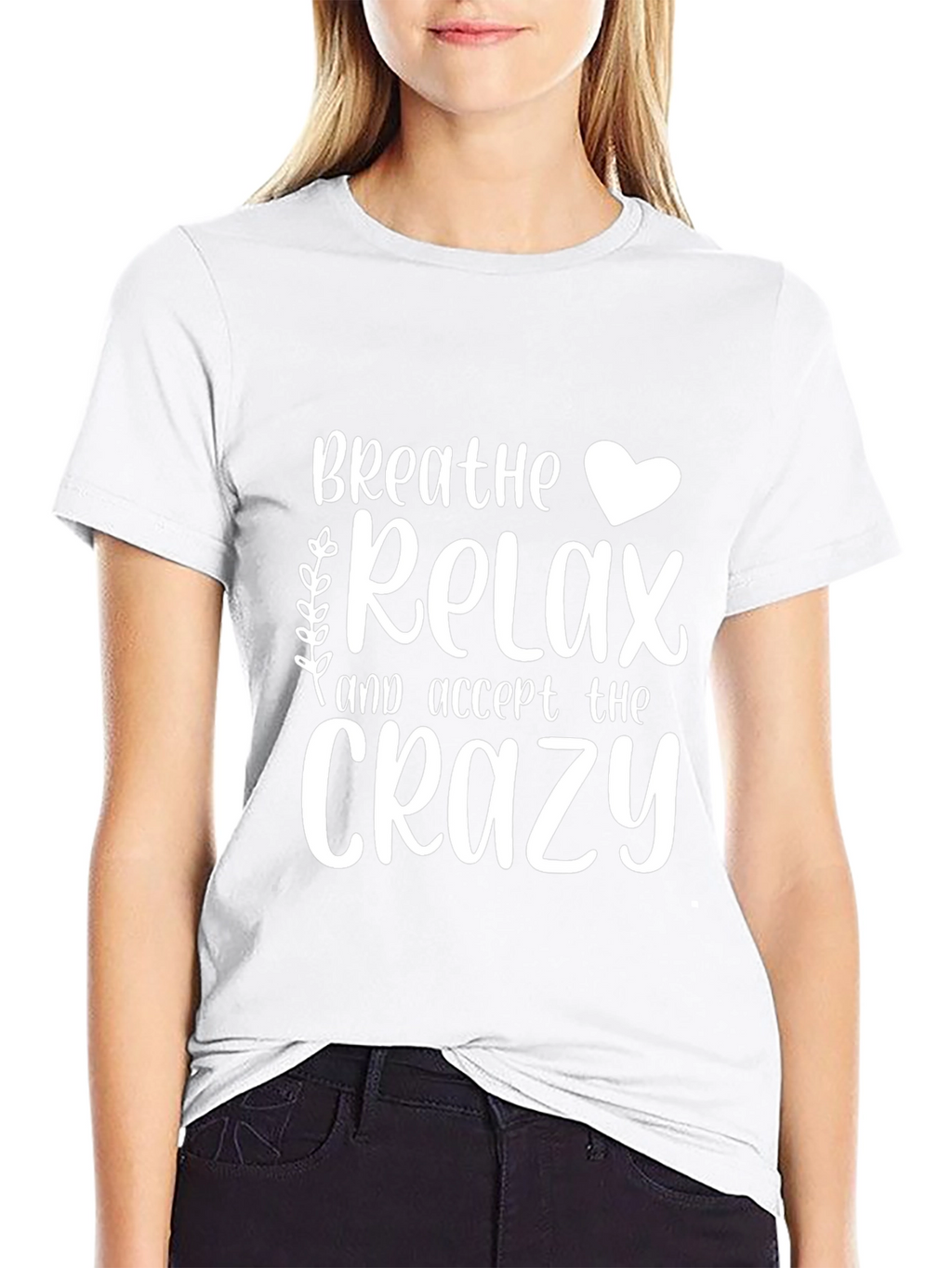 Breathe Relax Crazy Graphic T-Shirt