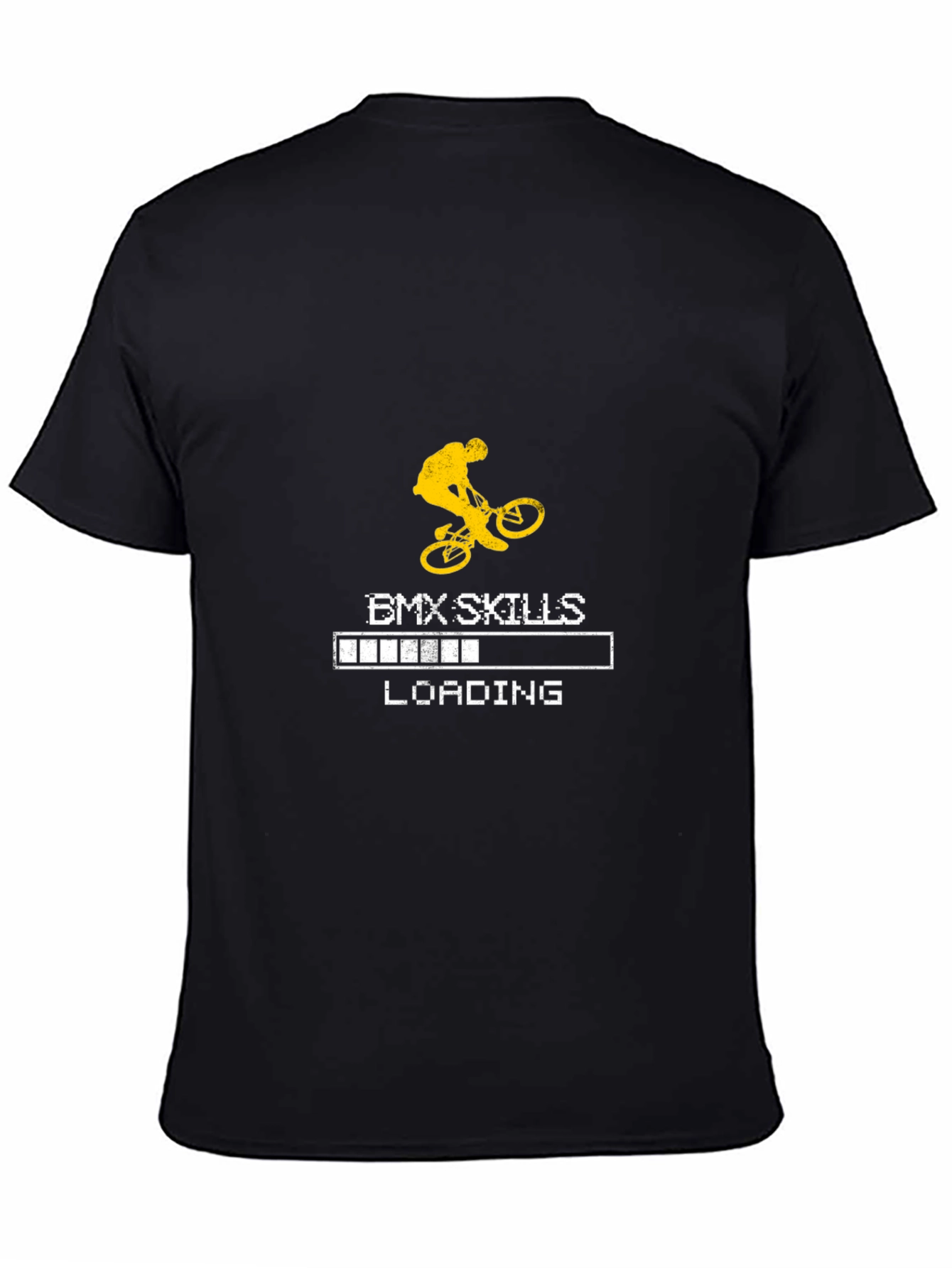 BMX Skills Loading T-Shirt - Black Graphic Tee
