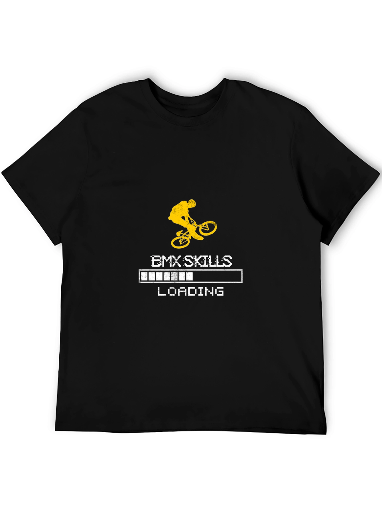 BMX Skills Loading T-Shirt - Black Graphic Tee
