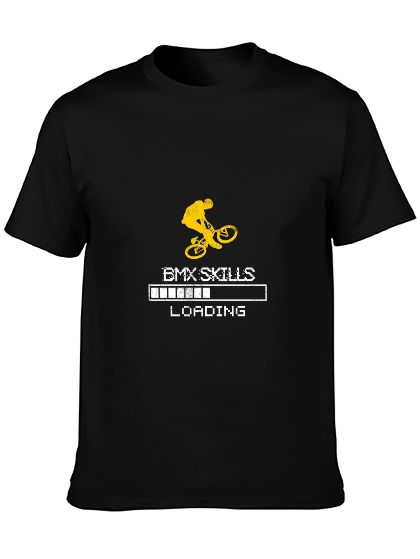 BMX Skills Loading T-Shirt - Black Graphic Tee