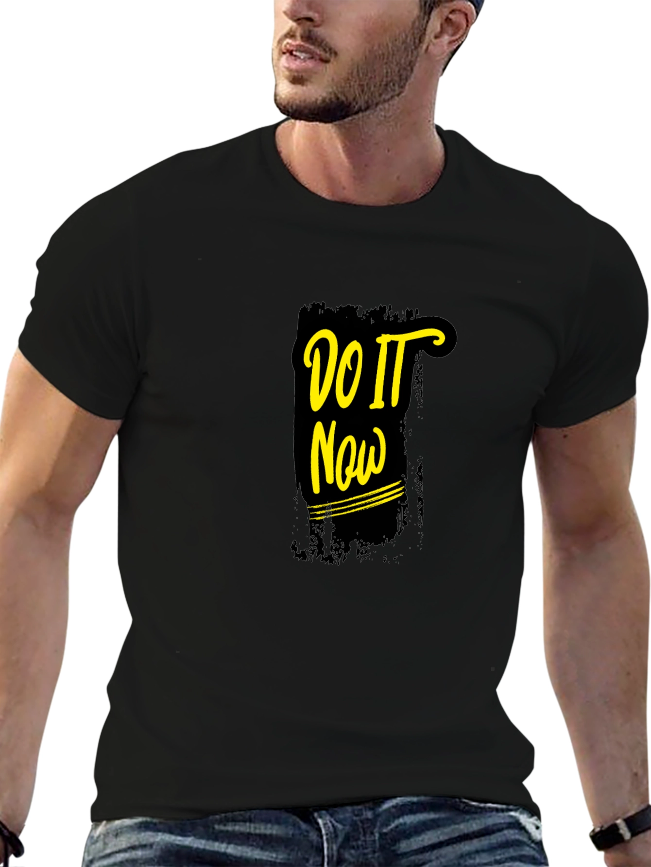 Do It Now Graphic Tee - Mens Black T-Shirt