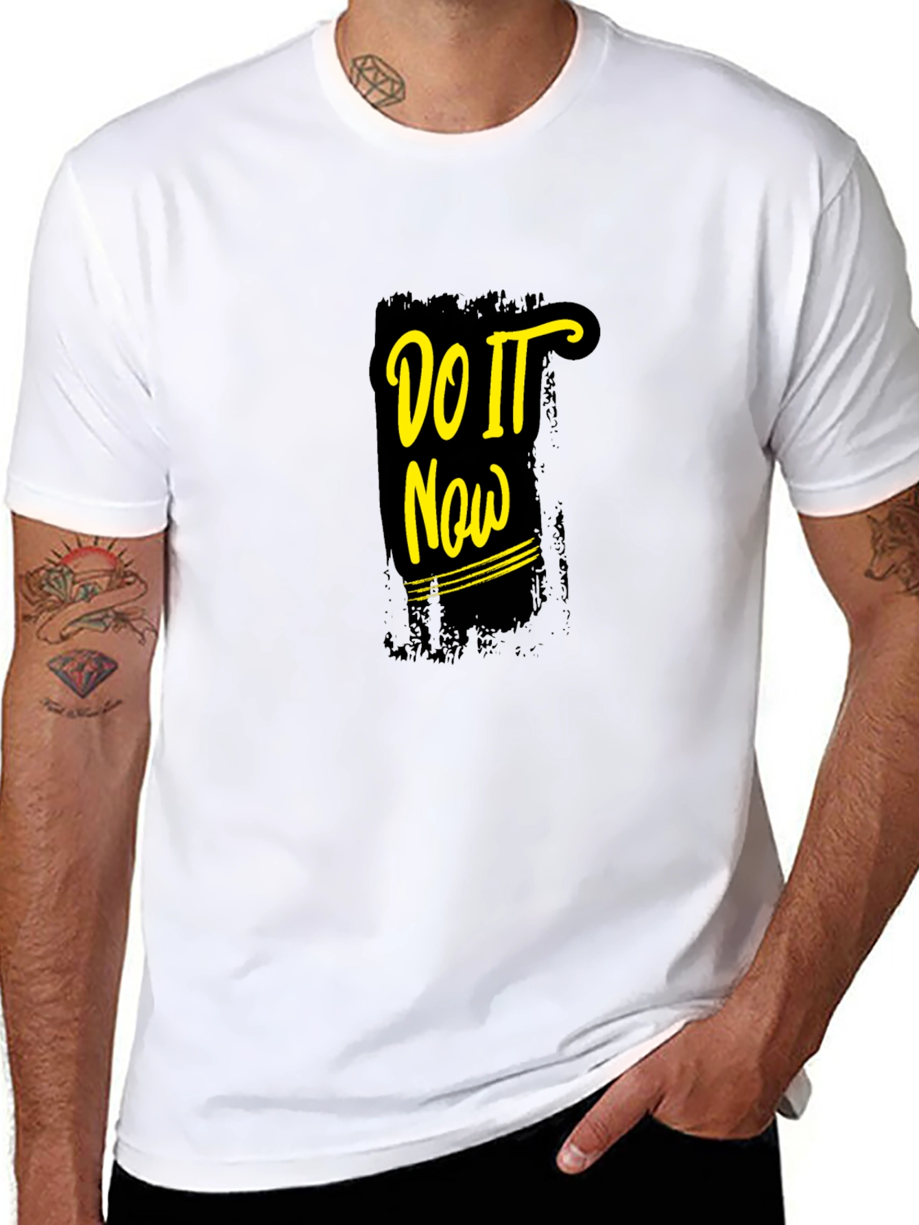 Do It Now Graphic Tee - Mens Black T-Shirt