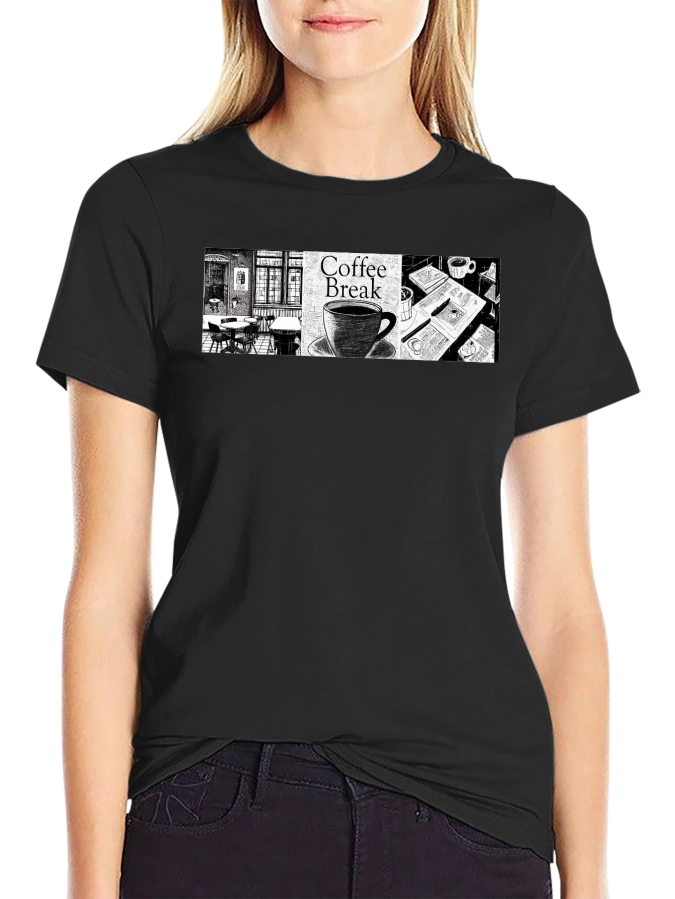 Coffee Break Graphic T-Shirt - Relax & Enjoy!