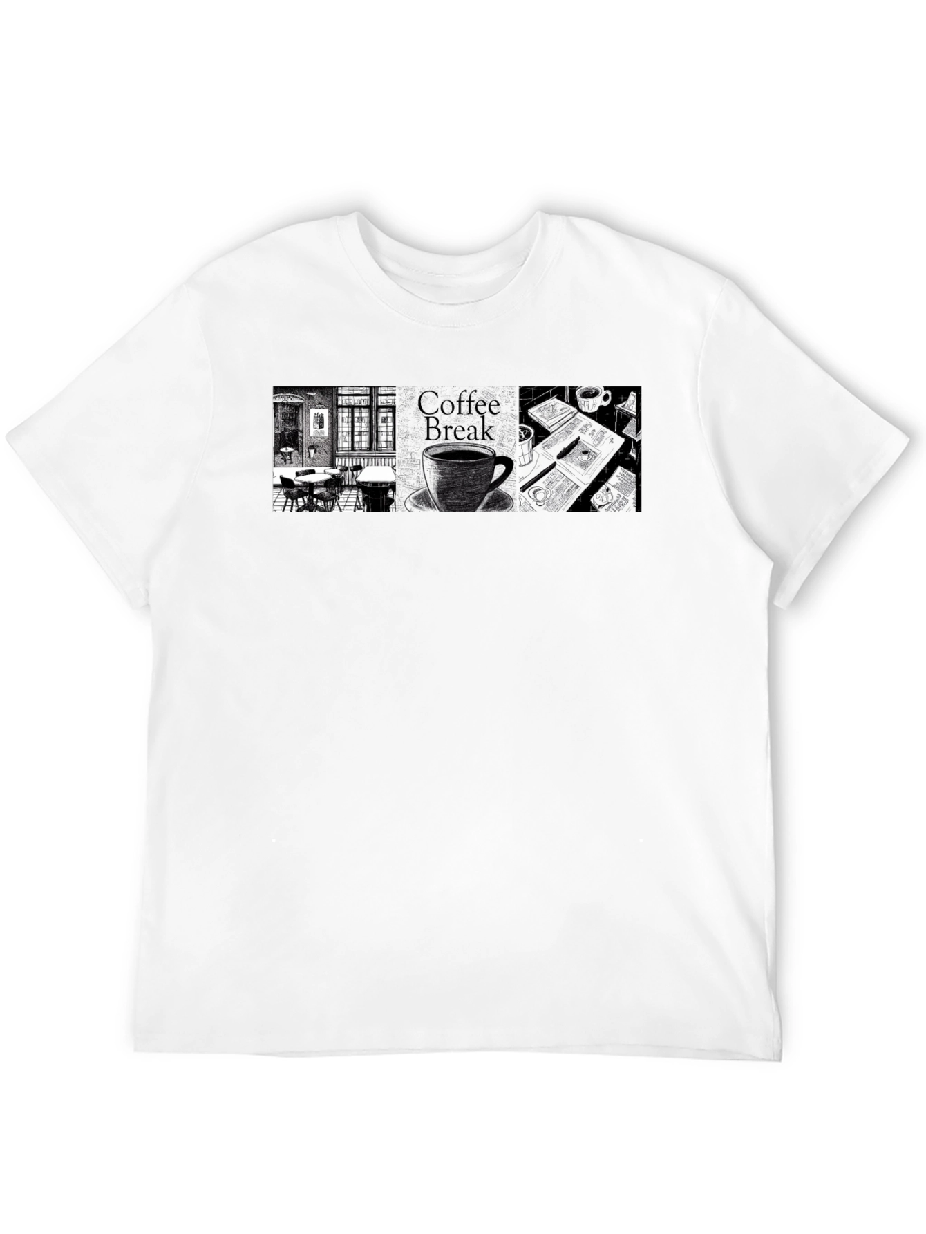 Coffee Break Graphic T-Shirt - Relax & Enjoy!