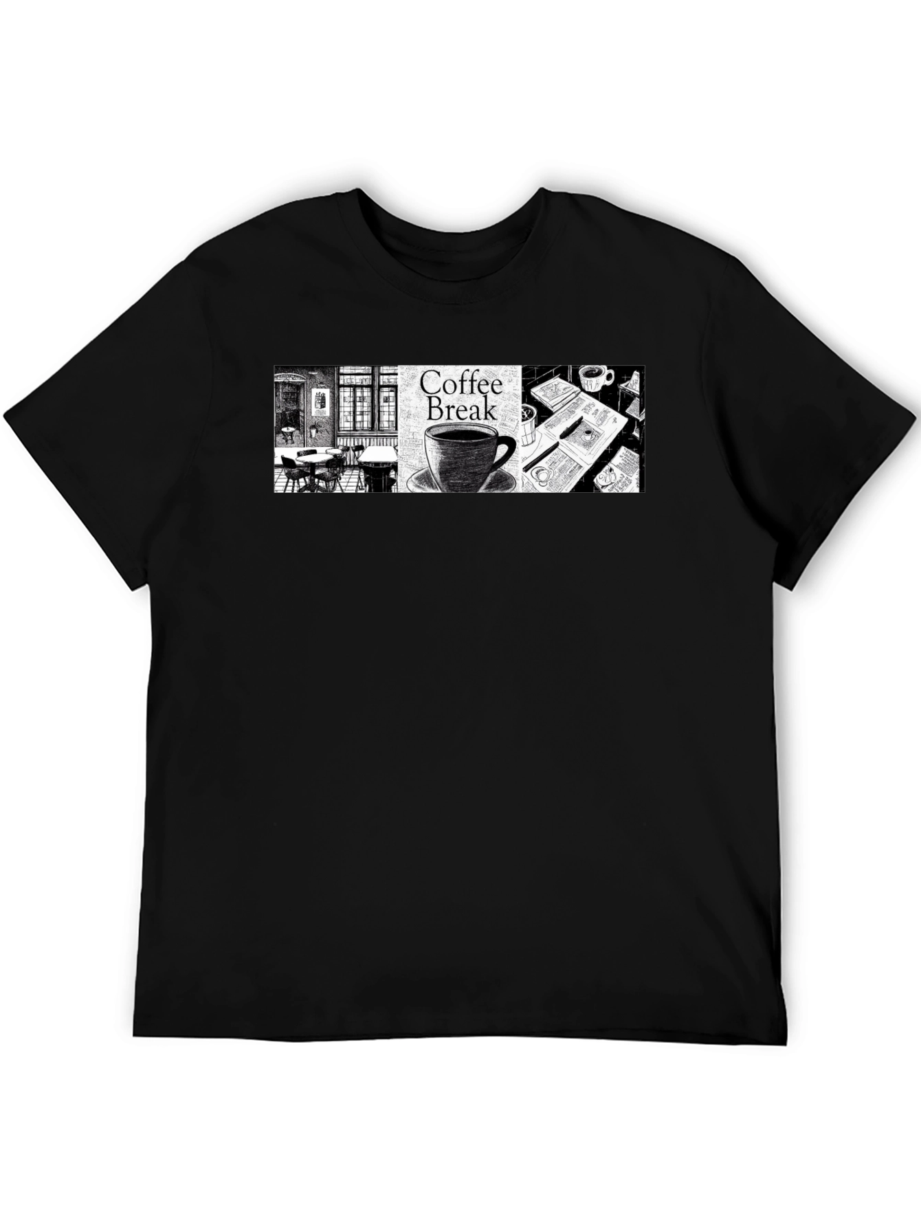 Coffee Break Graphic T-Shirt - Relax & Enjoy!