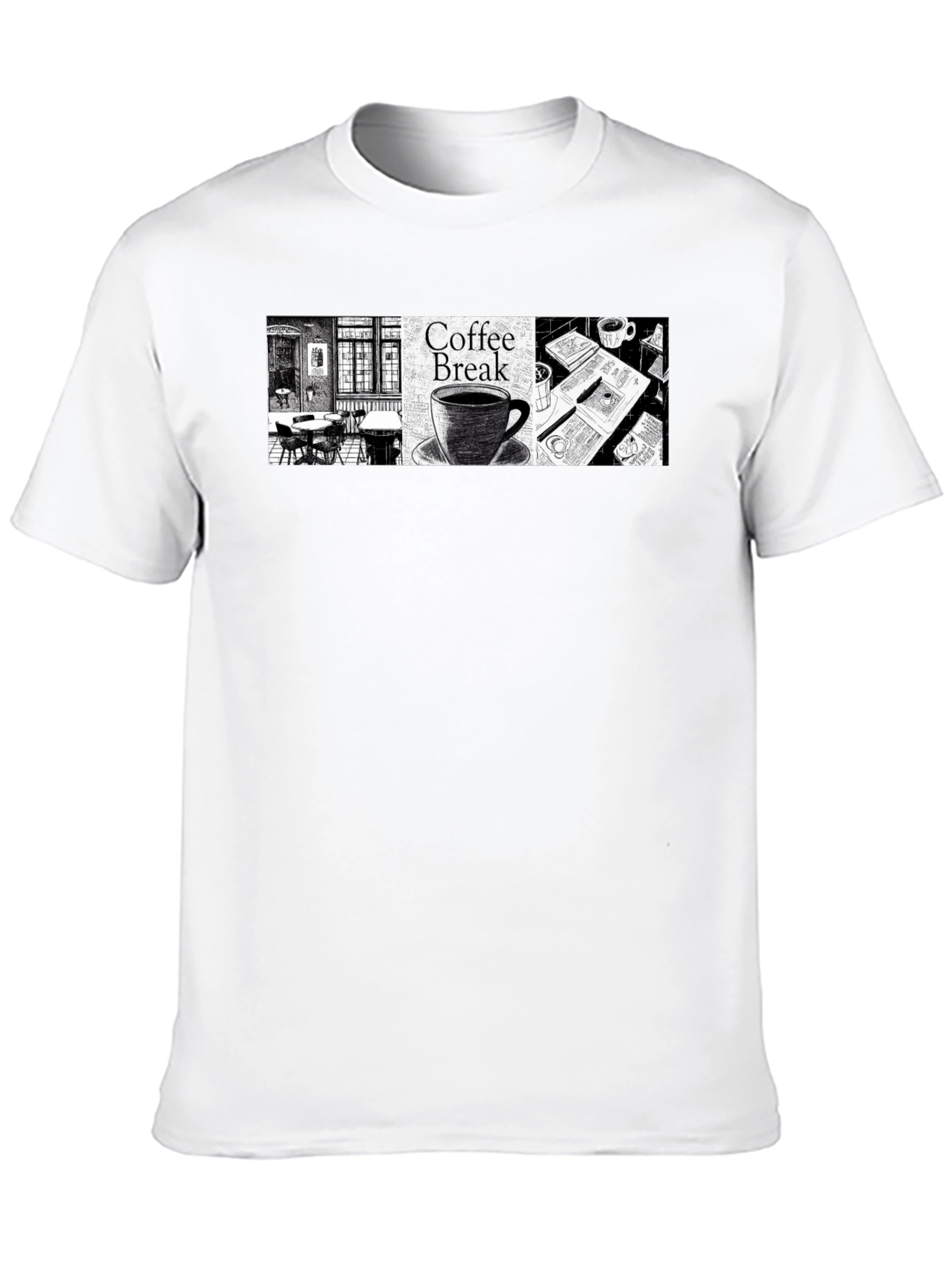 Coffee Break Graphic T-Shirt - Relax & Enjoy!