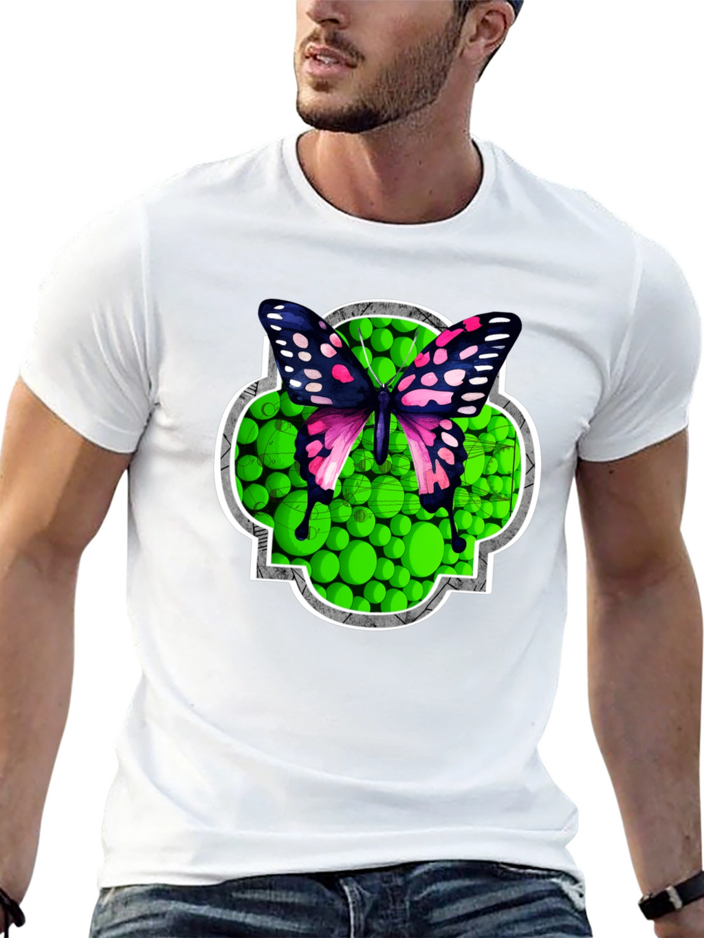 Butterfly Graphic Tee - Unique Stylish Design