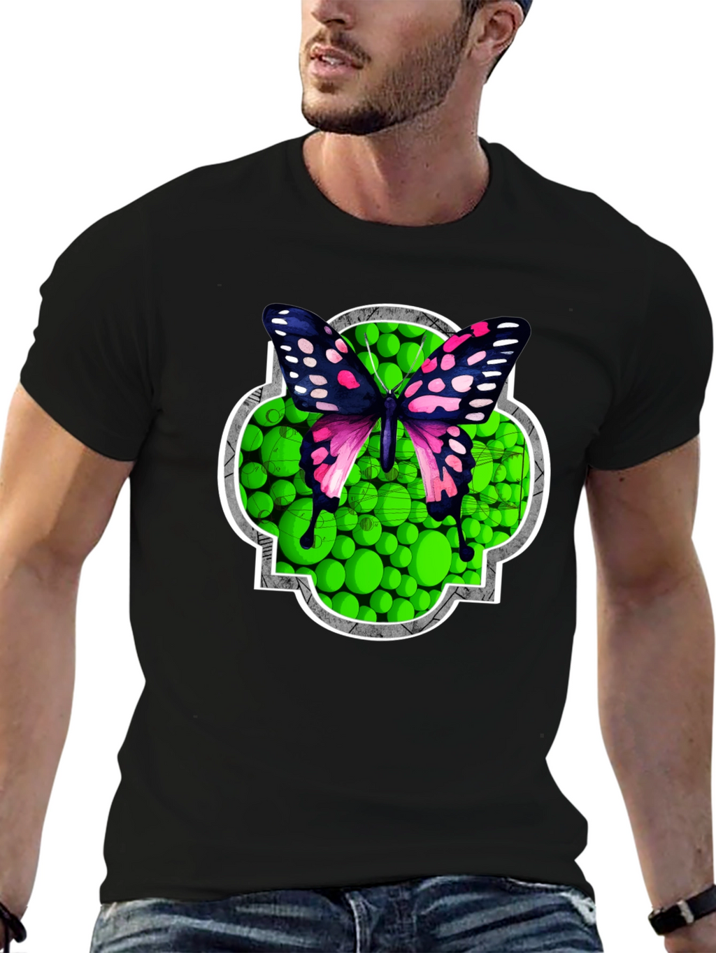 Butterfly Graphic Tee - Unique Stylish Design