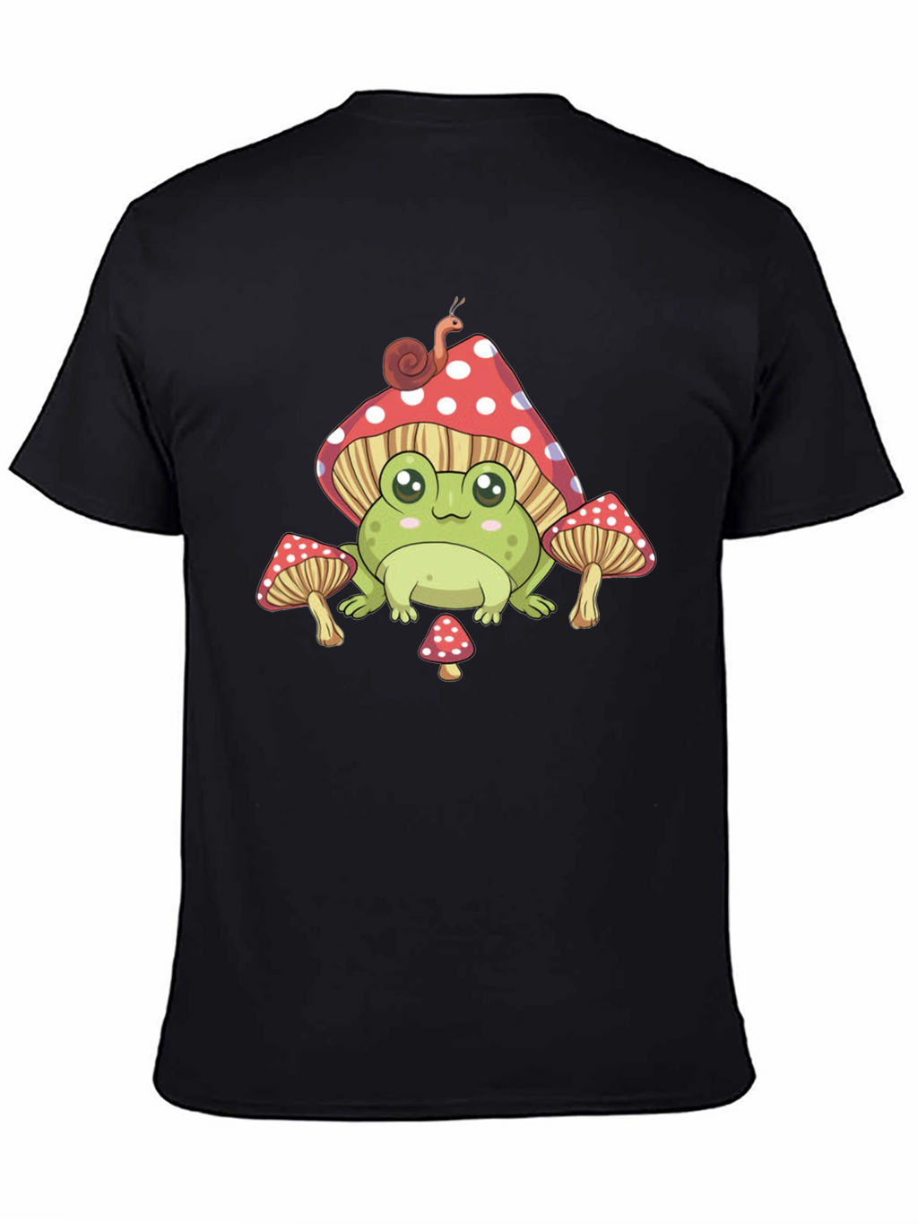 Cute Frog & Mushroom Graphic Tee