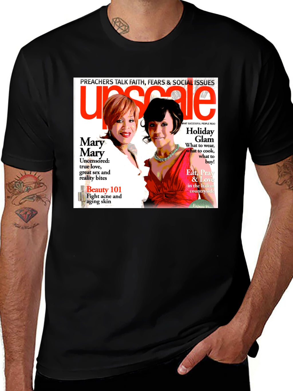 Upscale Magazine Graphic T-Shirt