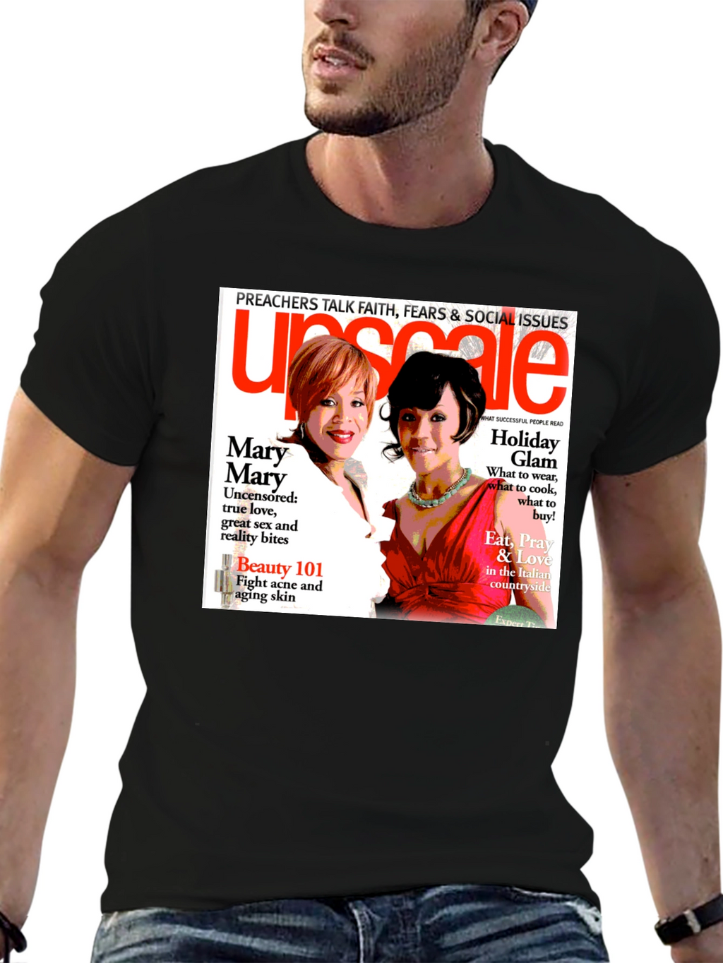 Upscale Magazine Graphic T-Shirt