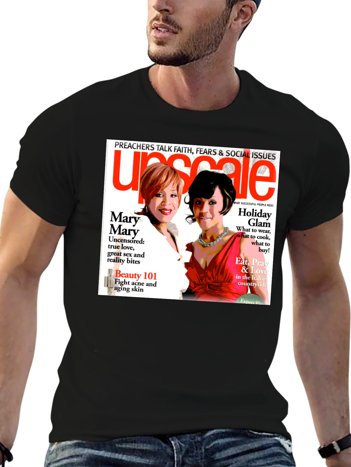 Upscale Magazine Graphic T-Shirt