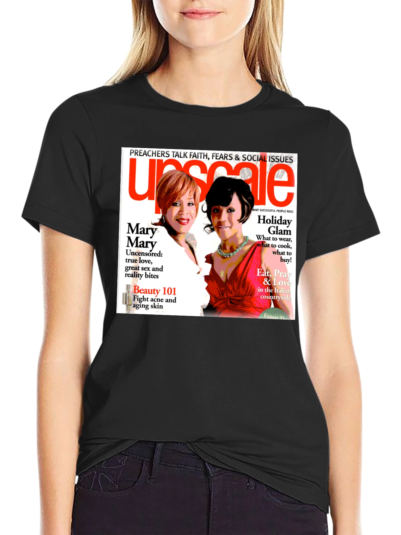 Upscale Magazine Graphic T-Shirt
