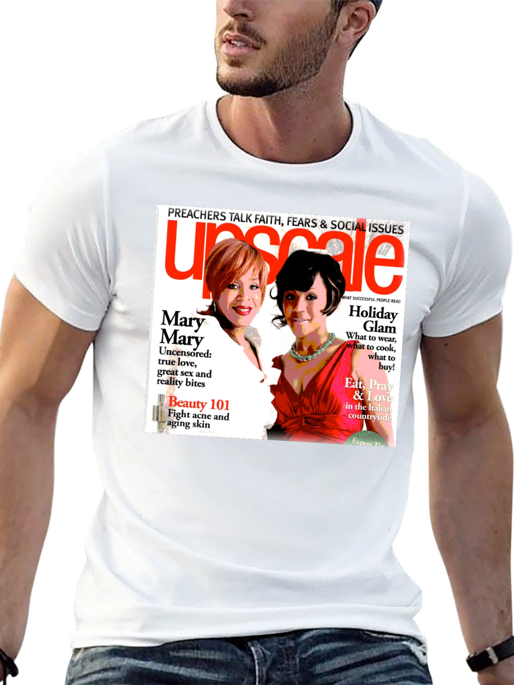 Upscale Magazine Graphic T-Shirt