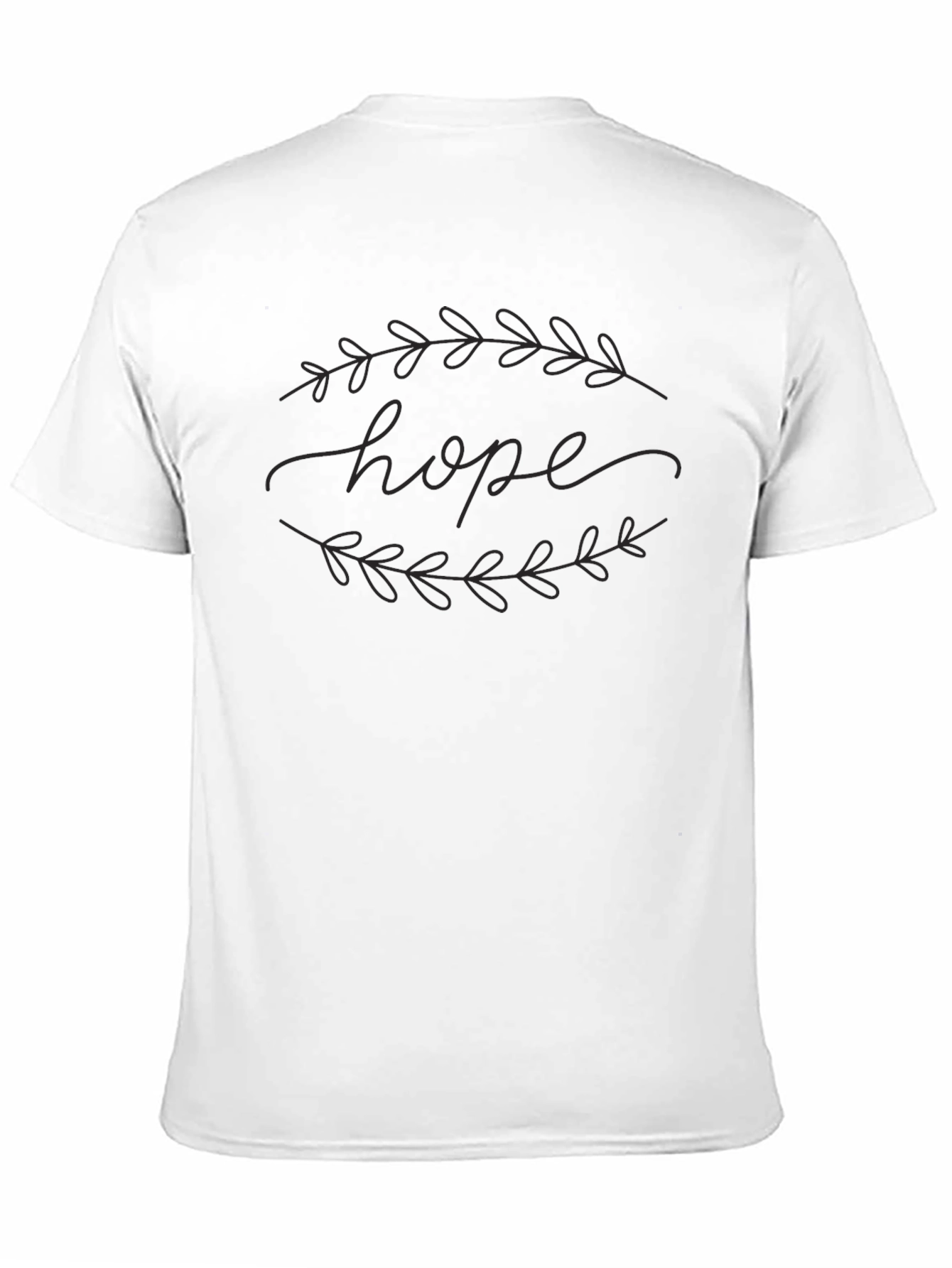 Hope Laurel Black Graphic T-Shirt