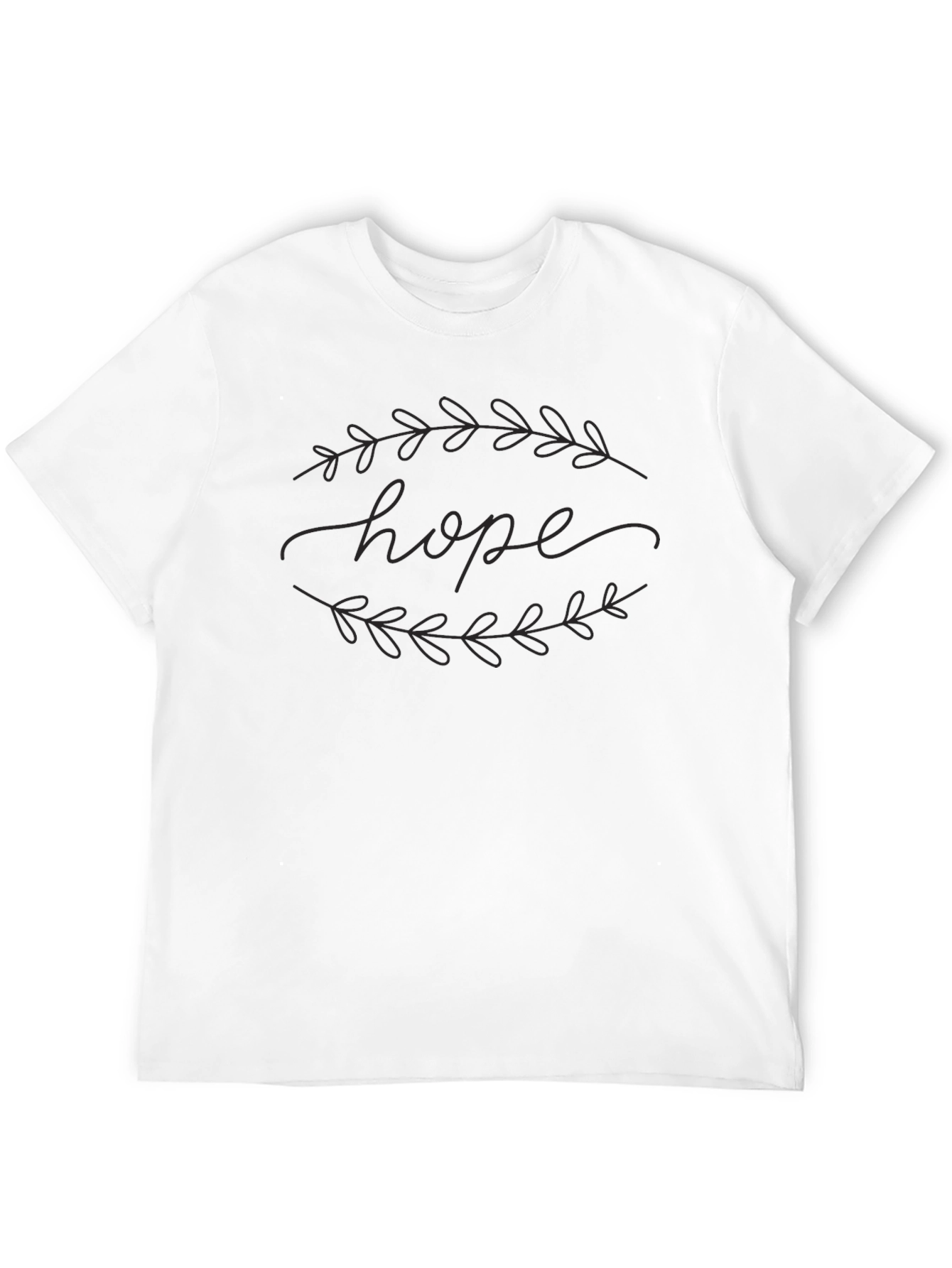 Hope Laurel Black Graphic T-Shirt