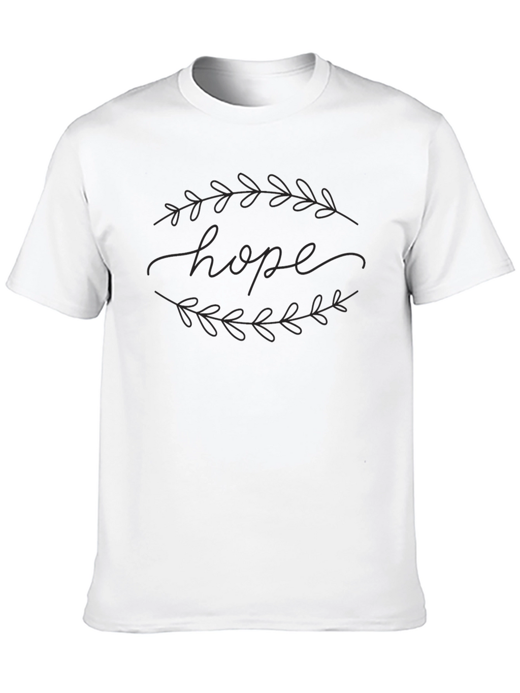 Hope Laurel Black Graphic T-Shirt