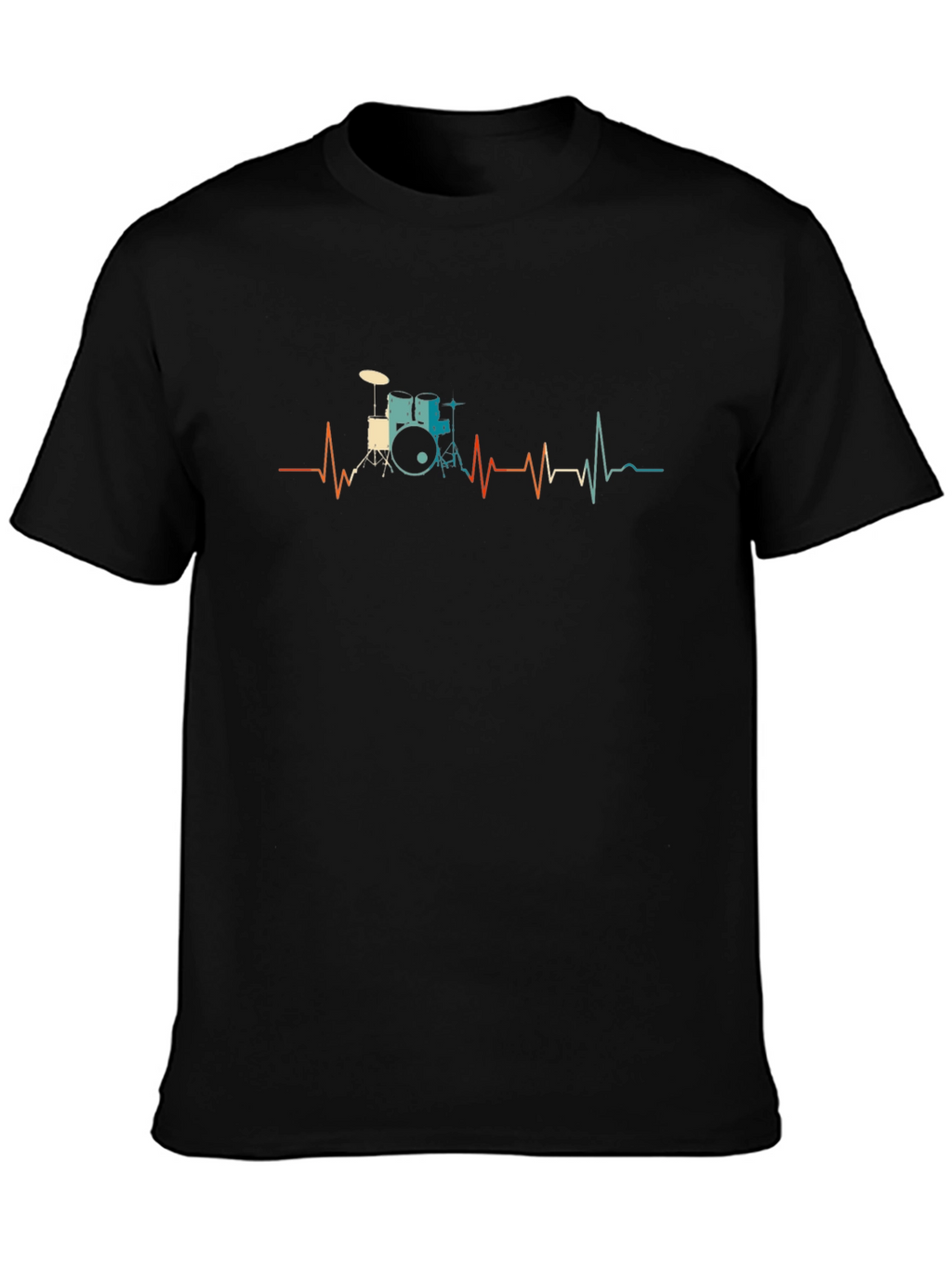 Drum Heartbeat T-Shirt - Musician Tee
