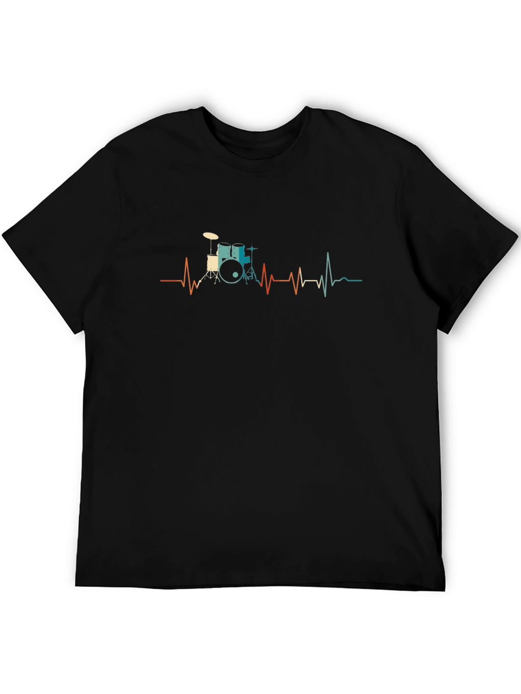 Drum Heartbeat T-Shirt - Musician Tee