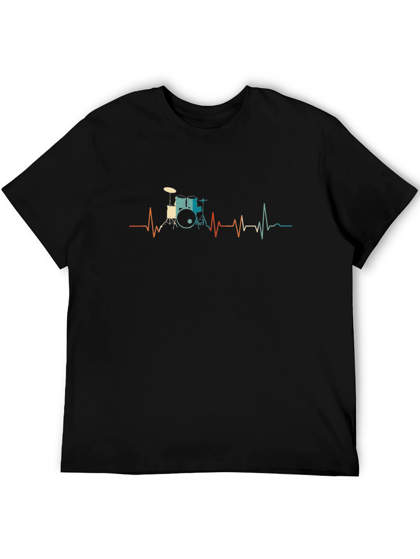 Drum Heartbeat T-Shirt - Musician Tee