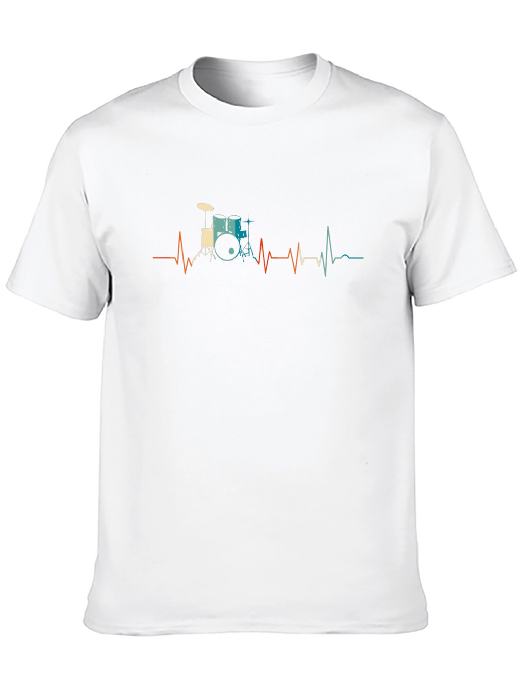 Drum Heartbeat T-Shirt - Musician Tee