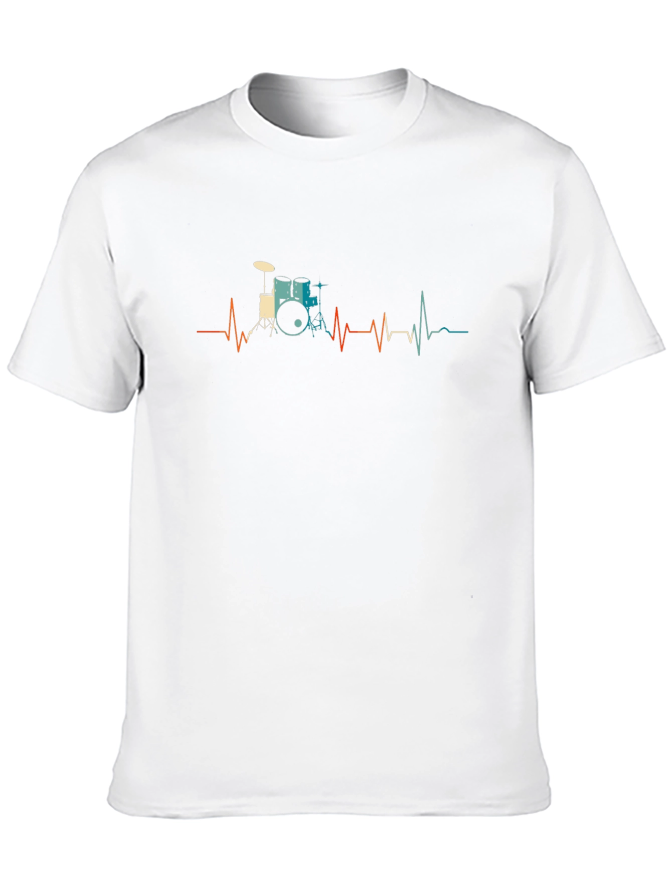 Drum Heartbeat T-Shirt - Musician Tee