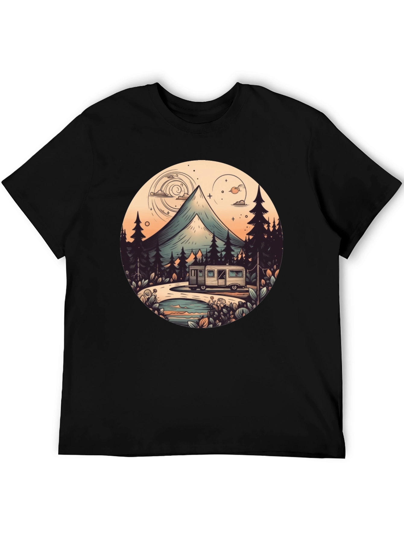 Camping Adventure Graphic Tee