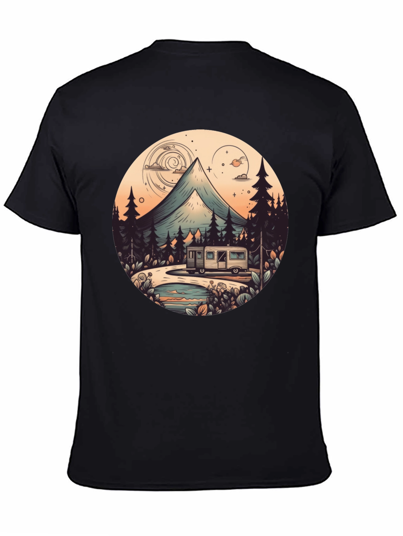 Camping Adventure Graphic Tee