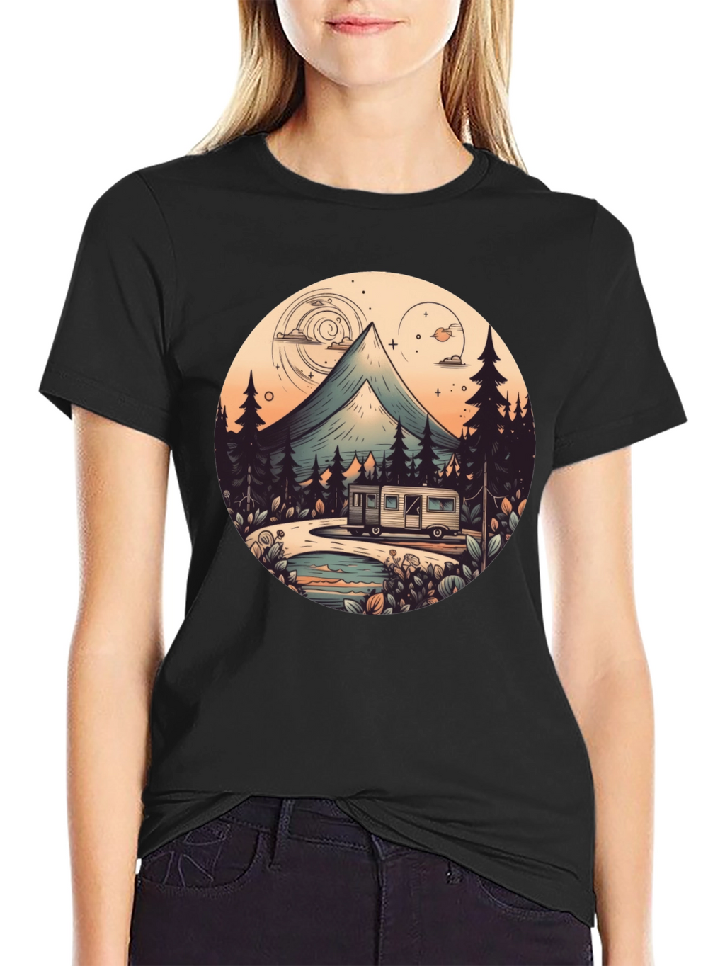 Camping Adventure Graphic Tee