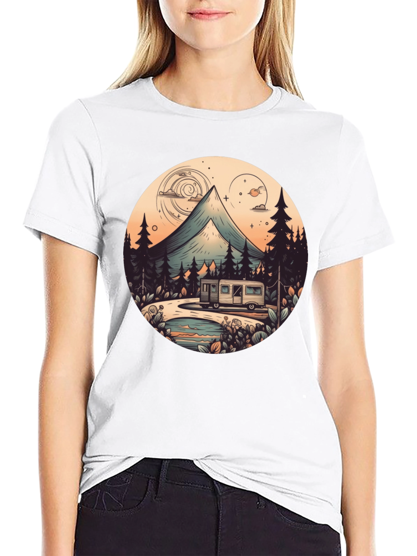 Camping Adventure Graphic Tee